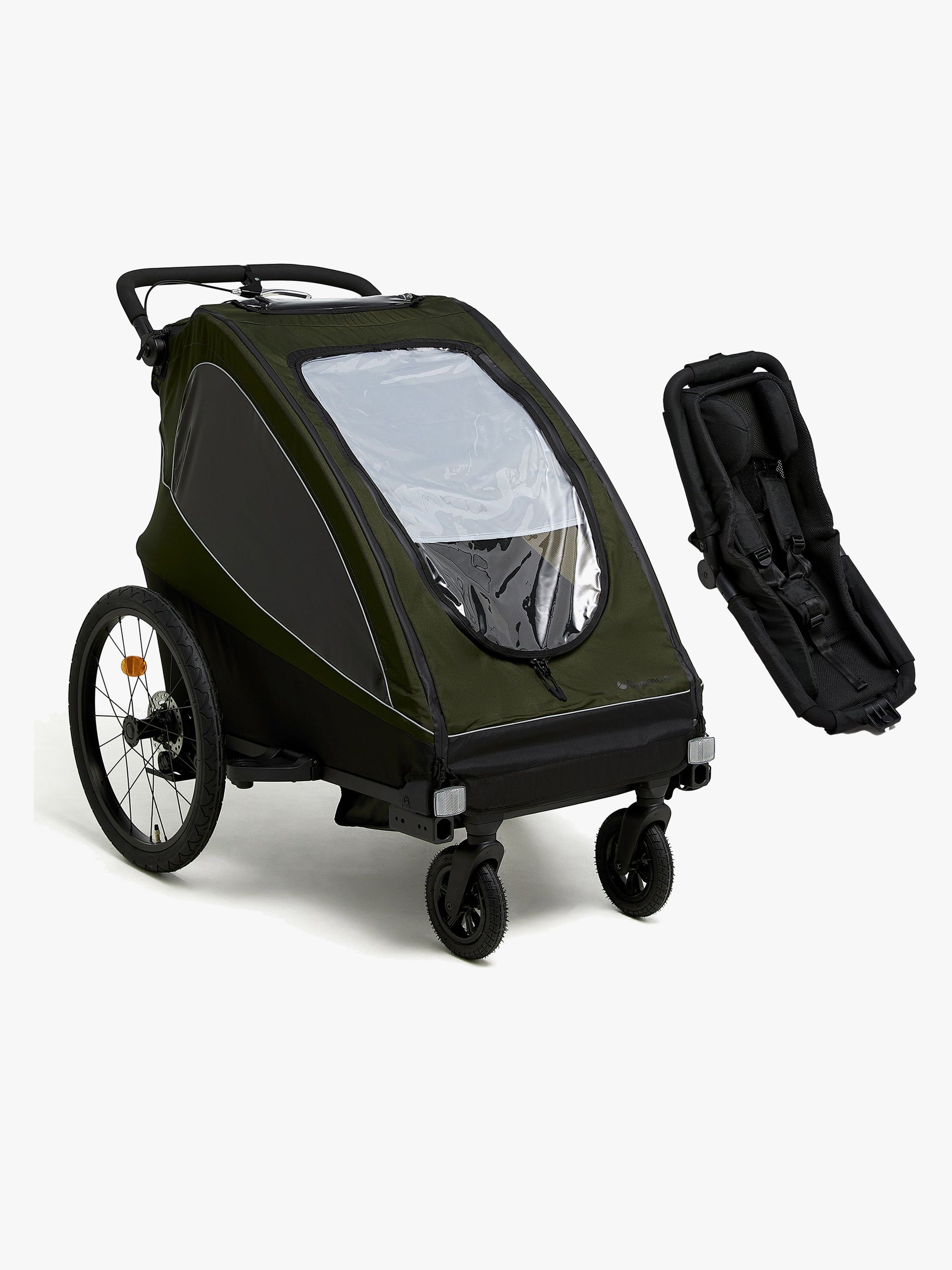 Activity Sport Fahrradanhänger Inkl. Newborn Set, Green