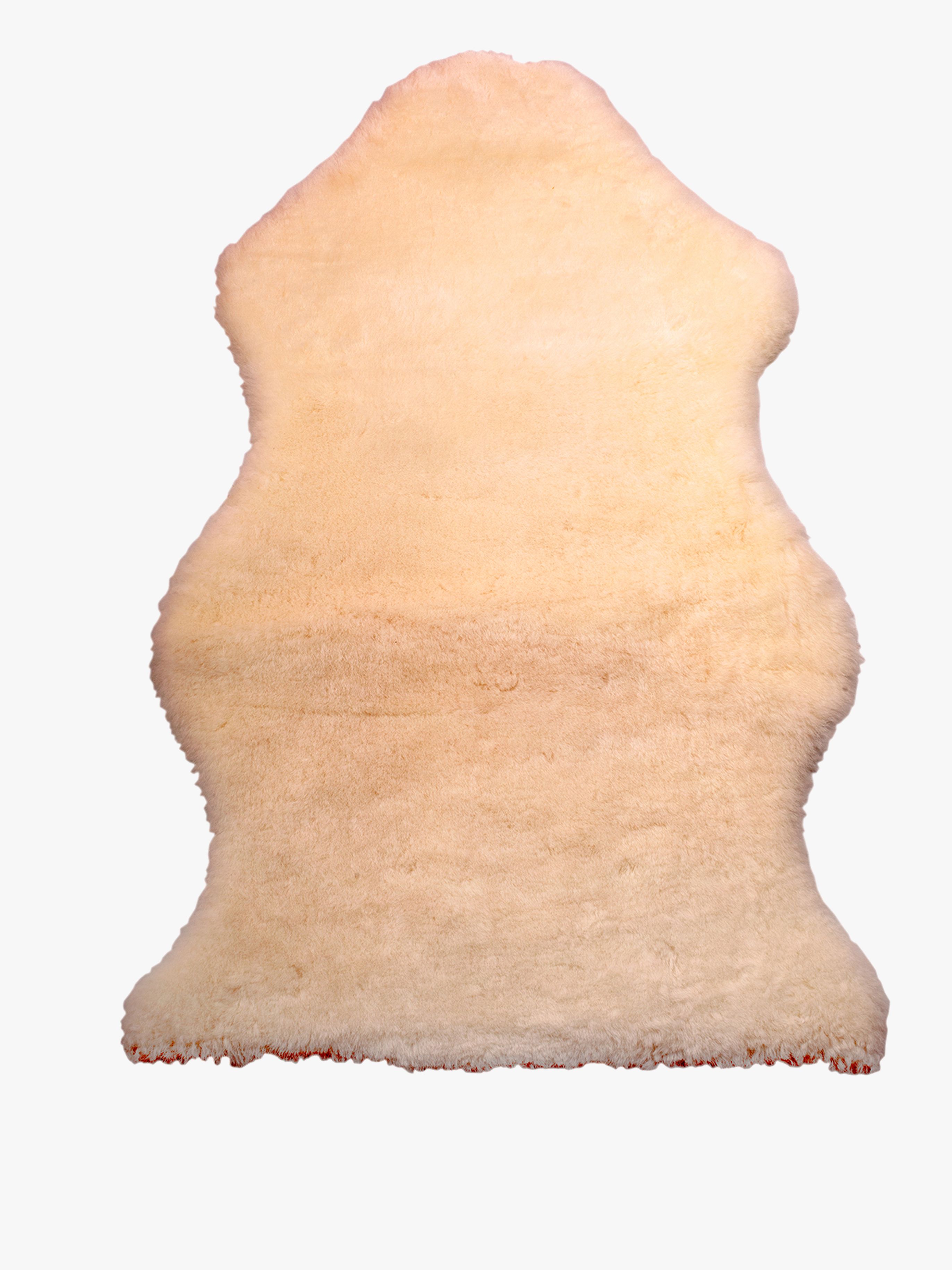 Bozz Lammfell Geschnitten, White