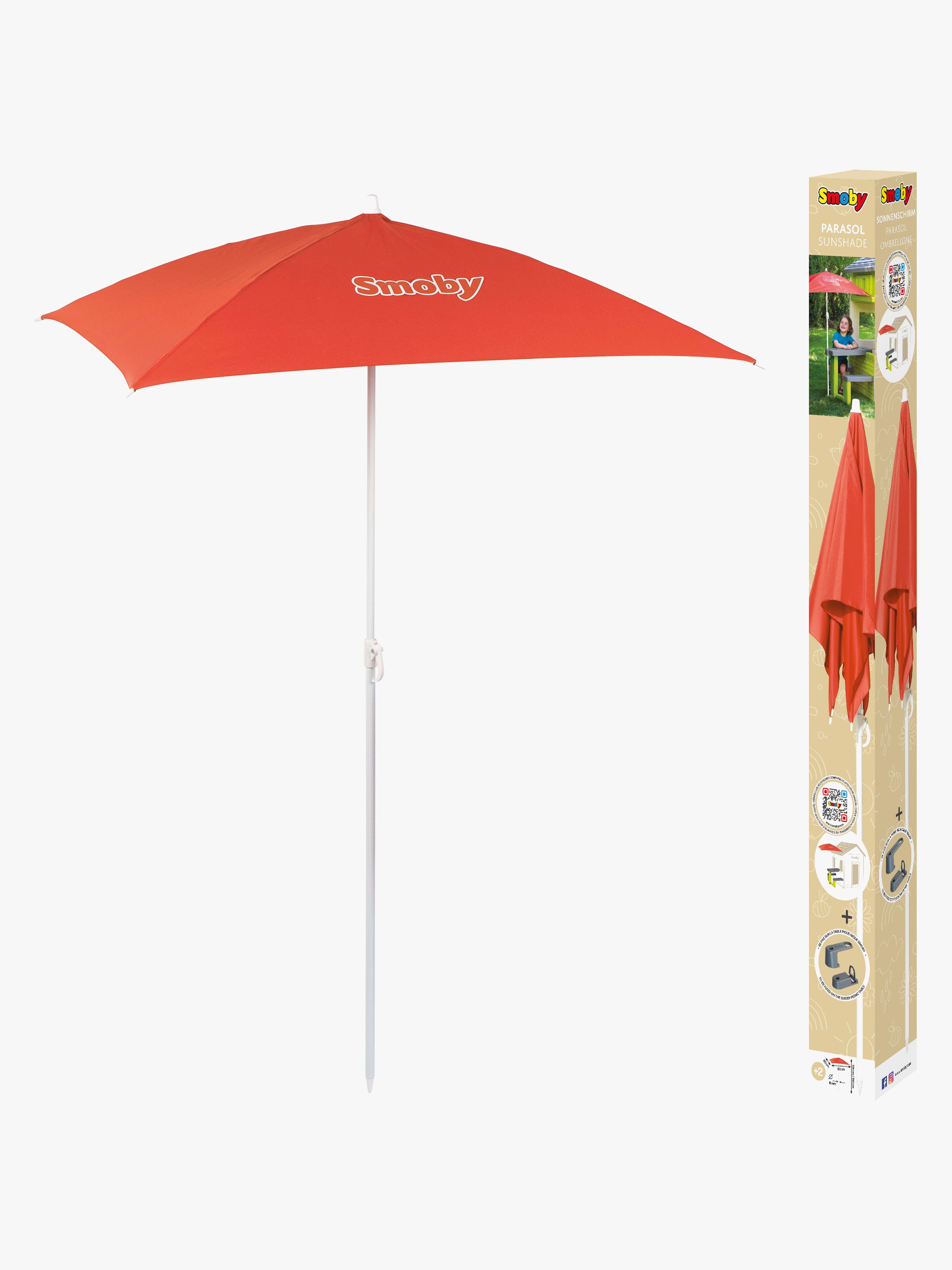 Sonnenschirm für Picknicktisch, Rot
