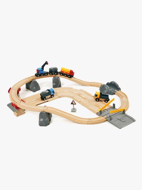 BRIO World 33210 Straßen & Schienen Steinverladeset