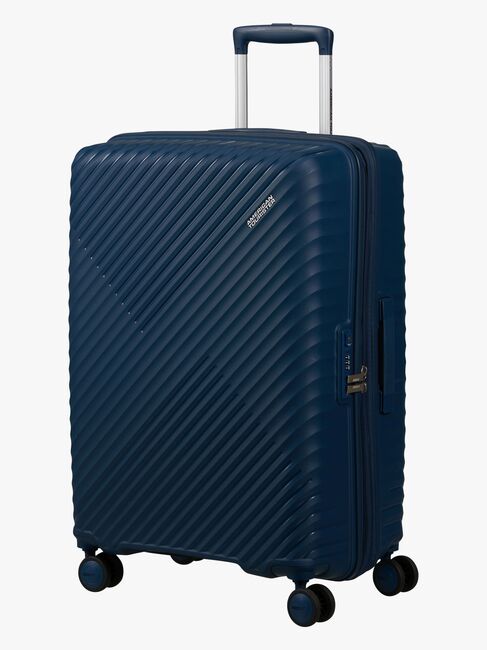 American Tourister Diablast Spinner Koffer 81-91L, Darkwave Blue