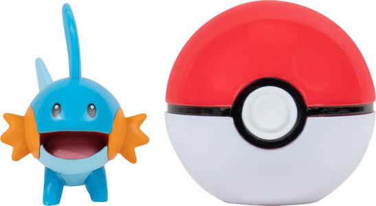 Pokémon Clip'N Go Mudkip & Poké Ball Figurenset