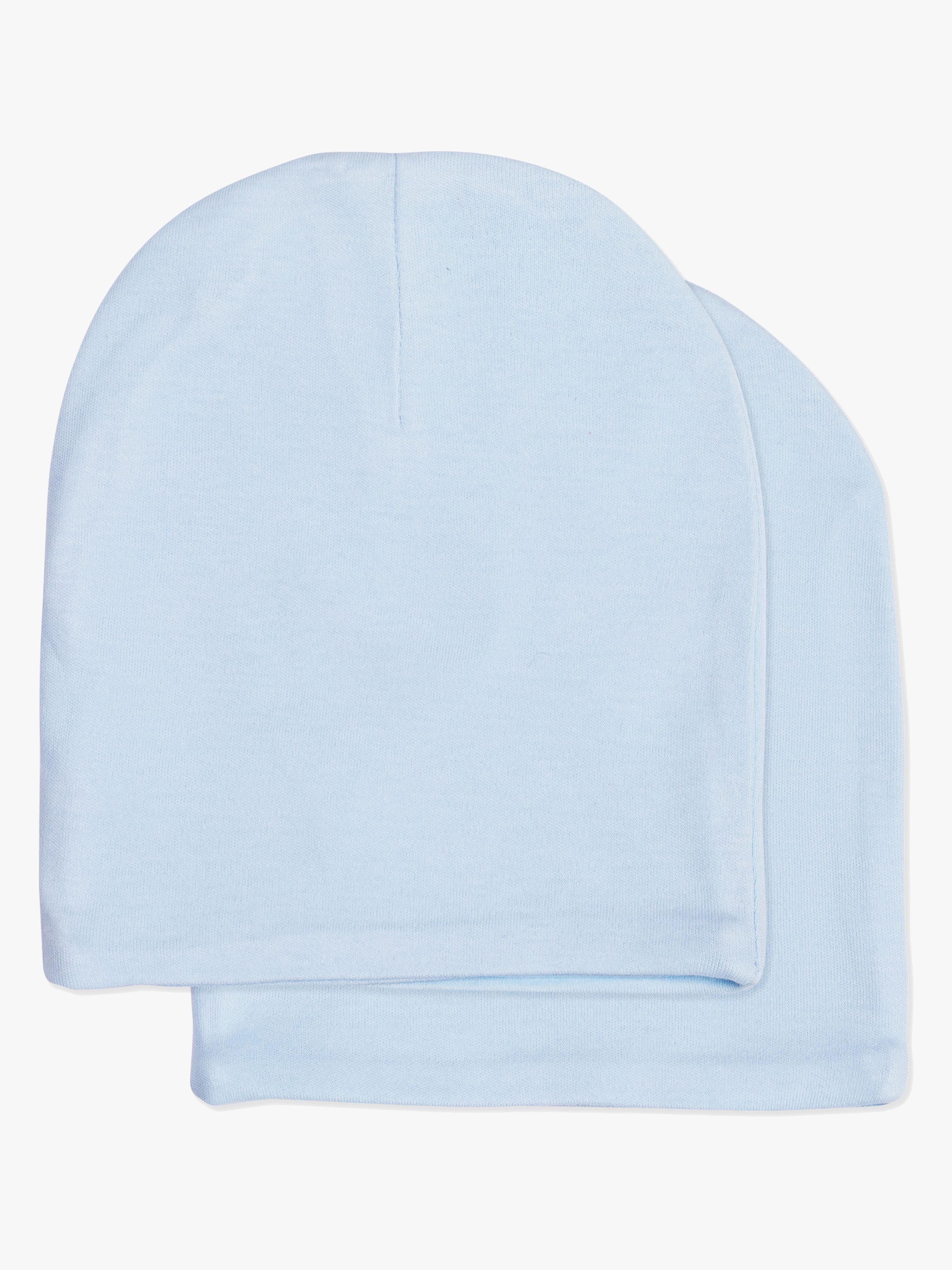 Tiny Treasure Sarah 2er-Pack Mütze, Baby Blue 44-46