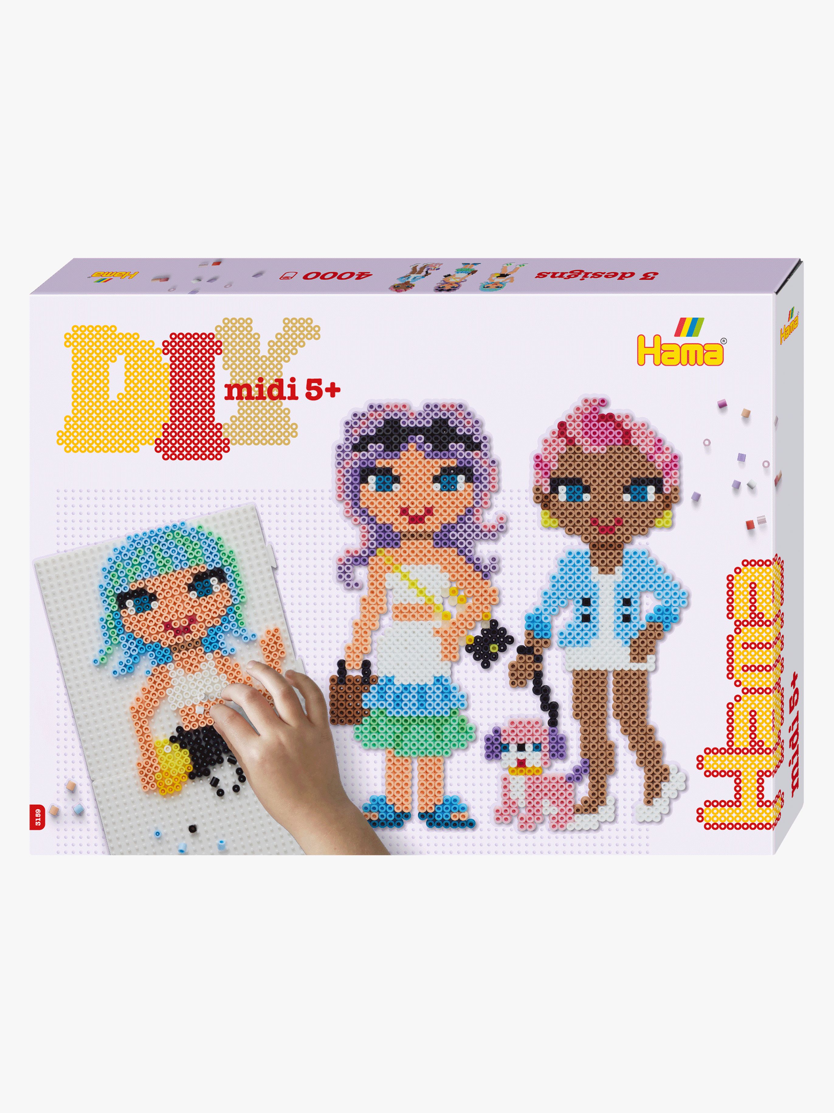 Hama Midi Geschenkbox Fashion Girls 4000 Teile