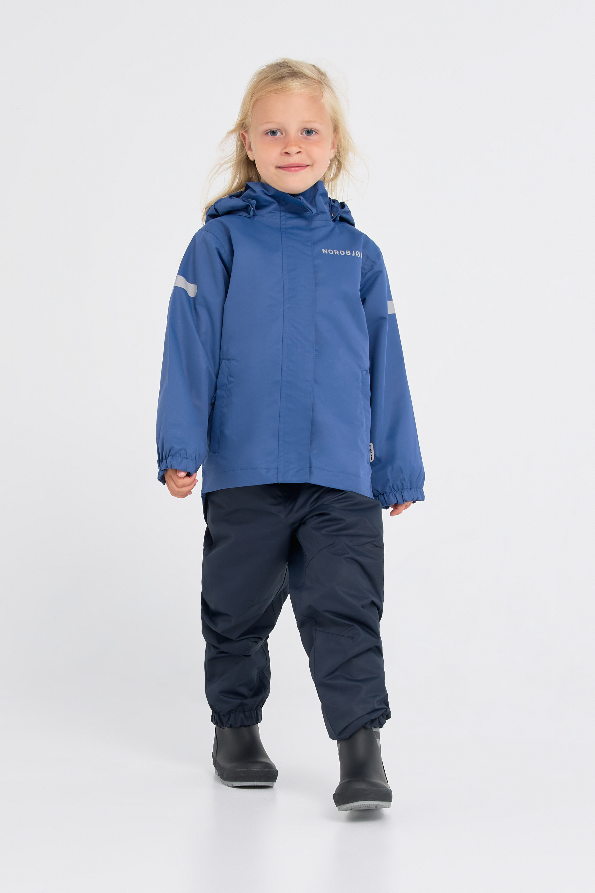 Nordbjørn Rörö Outdoor-Set, True Navy, Größe 80