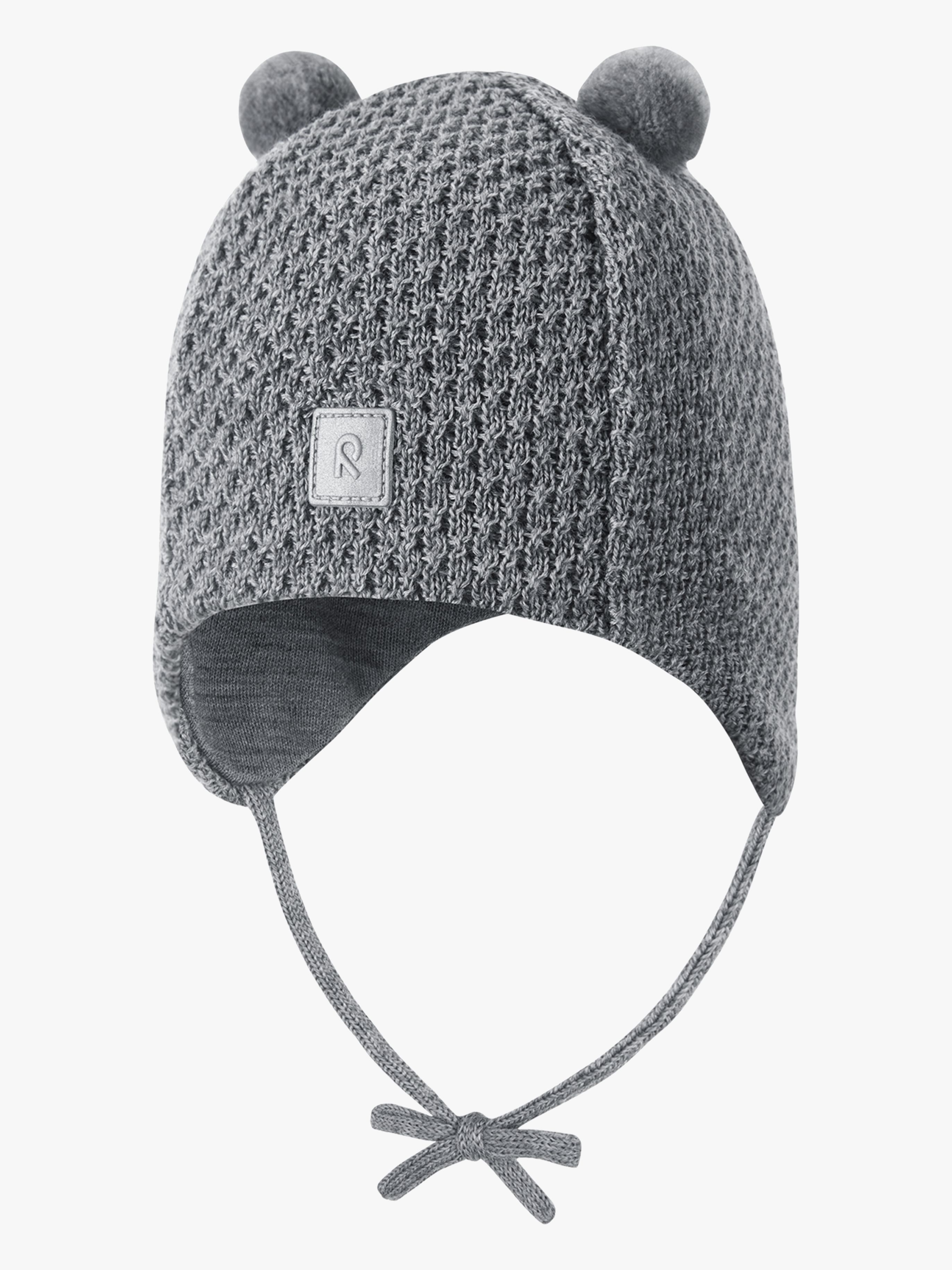 Omasi Mütze Merinomix, Melange Grey, 44-46