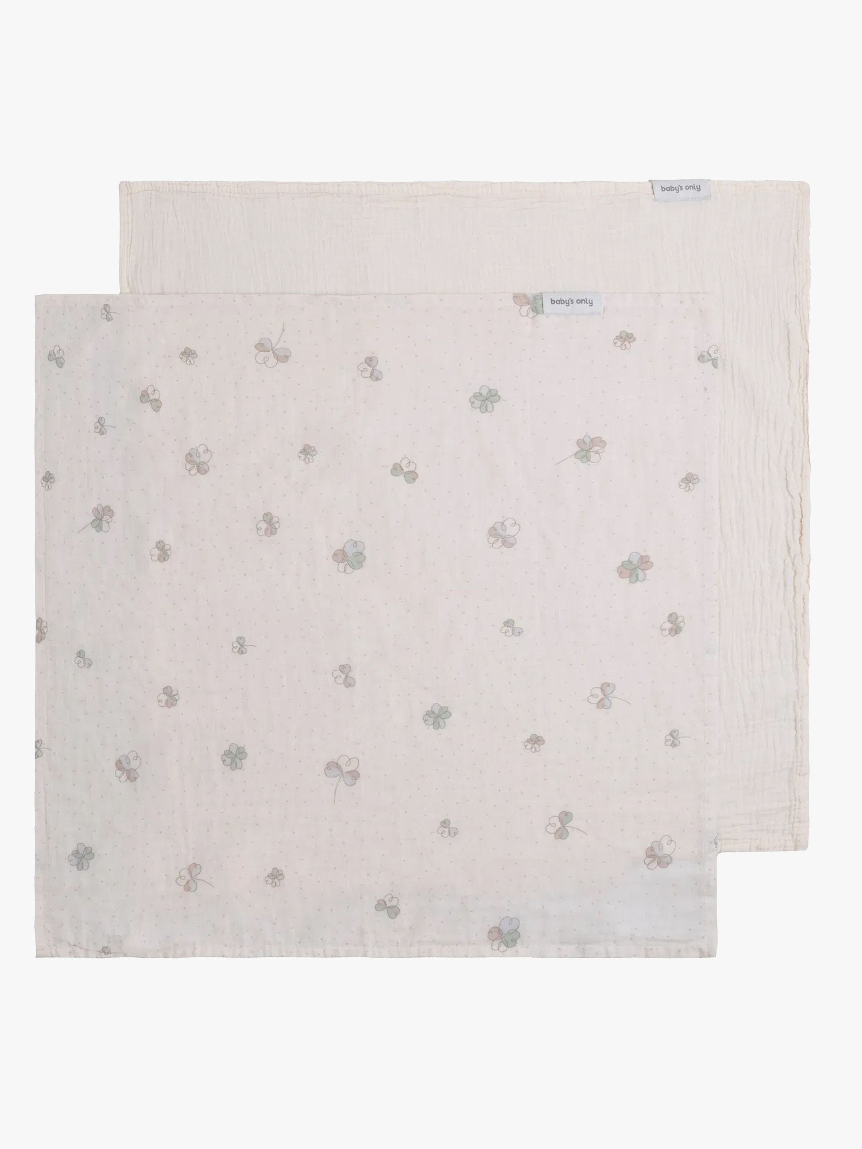Baby's Only 65x65 cm Musselintuch 2er-Pack, Tender Linen