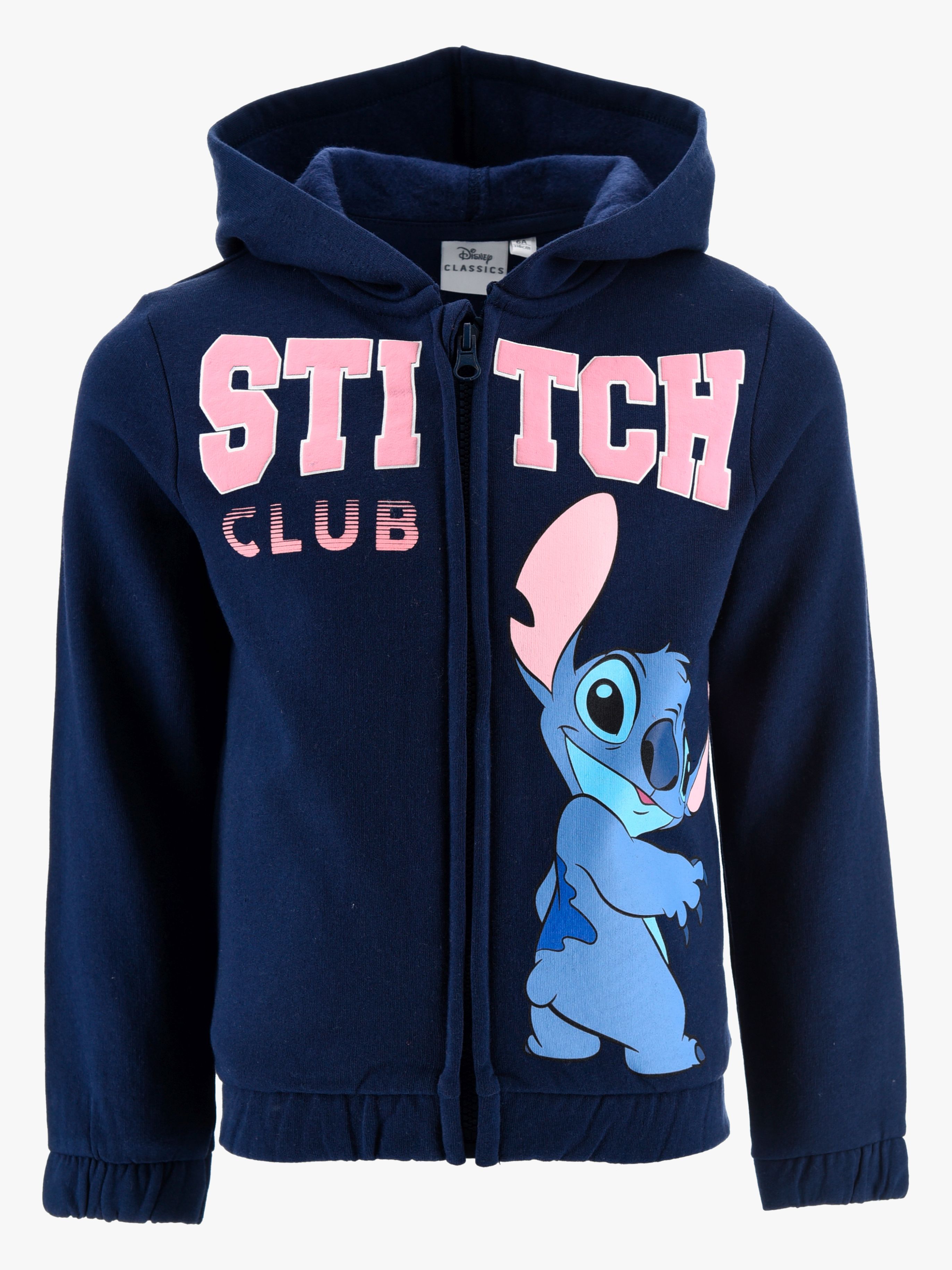 Disney Stitch Zip Hoodie, Marineblau, 98-104