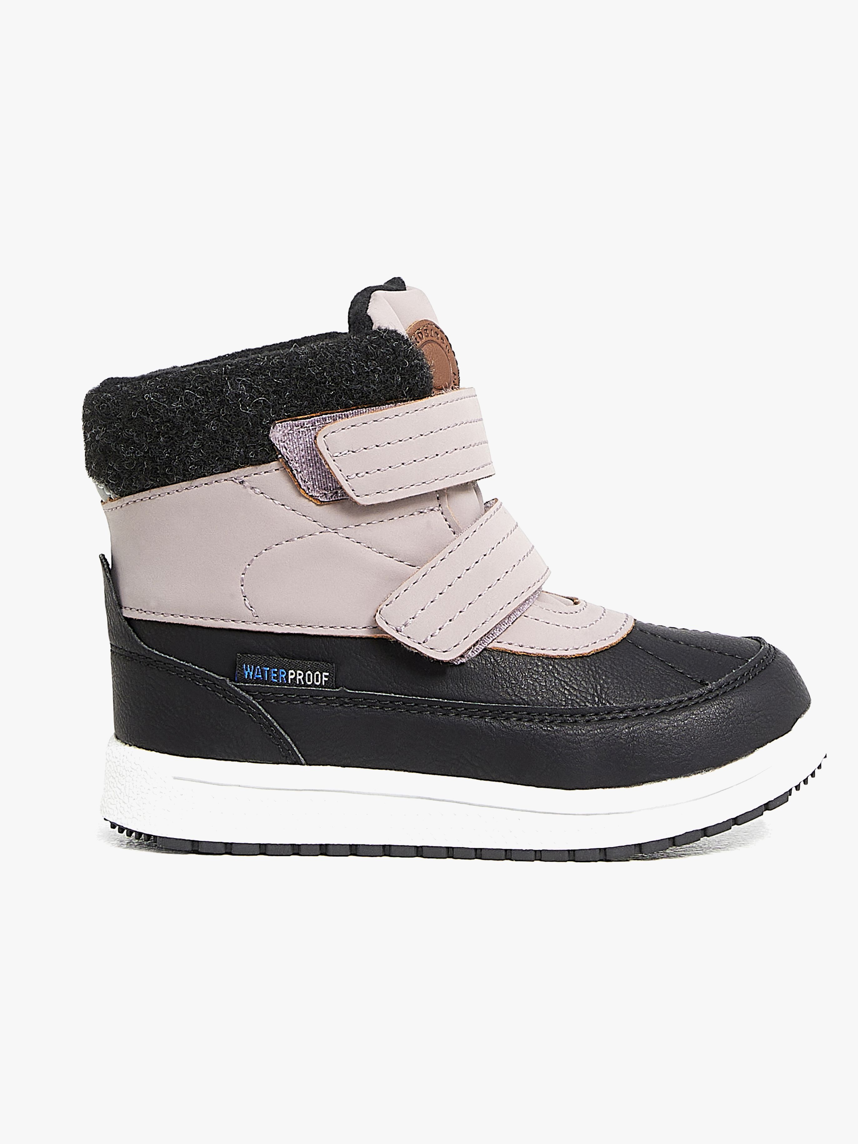 Nordbjørn Husky Winterstiefel, Black/Old Pink, 25