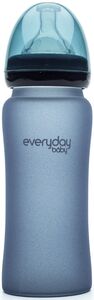 Everyday Baby Babyflasche Glas Mit Wärmeindikator 300 ml, Blueberry