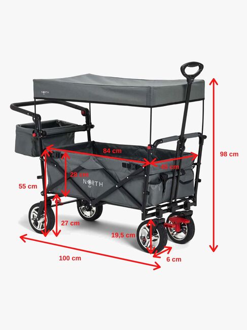 North 13.5 Porter Bollerwagen, Ivy Grey