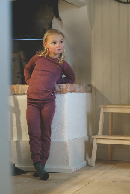 Lindberg Merino Thermounterwäsche JR Merinomix, Dry Rose