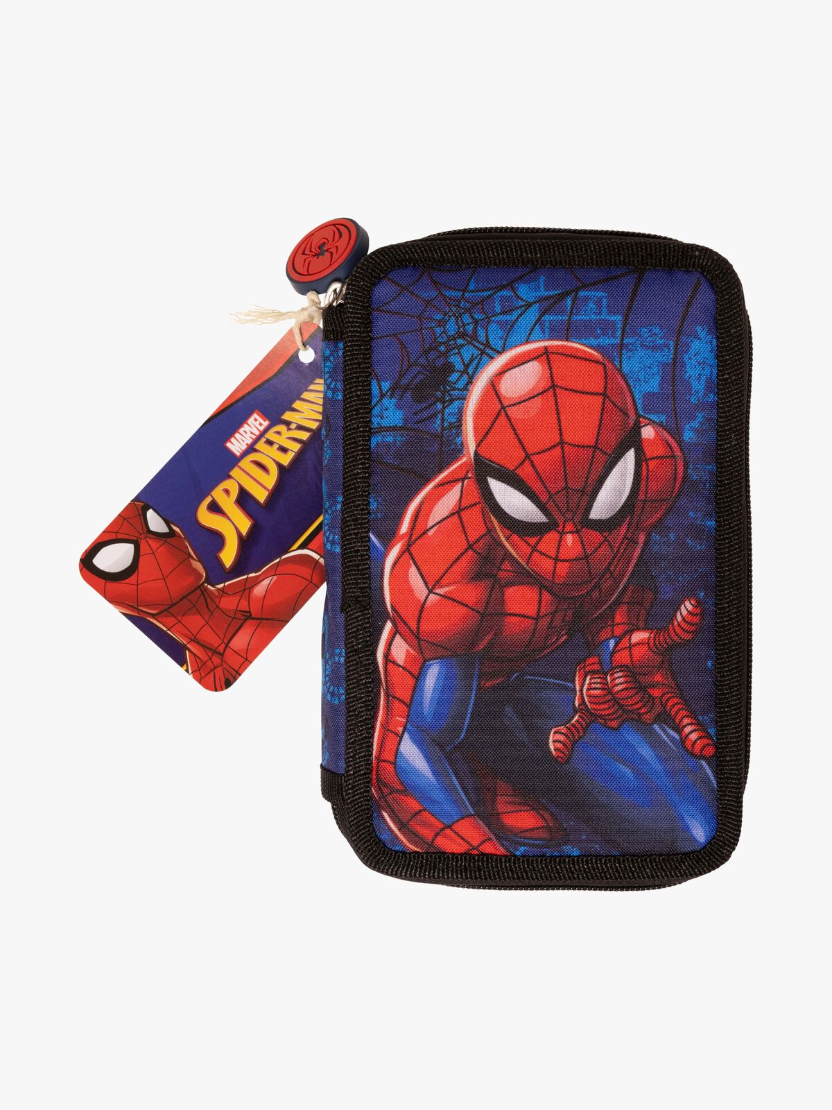 Marvel Spider-Man Doppel-Federmäppchen, Blau