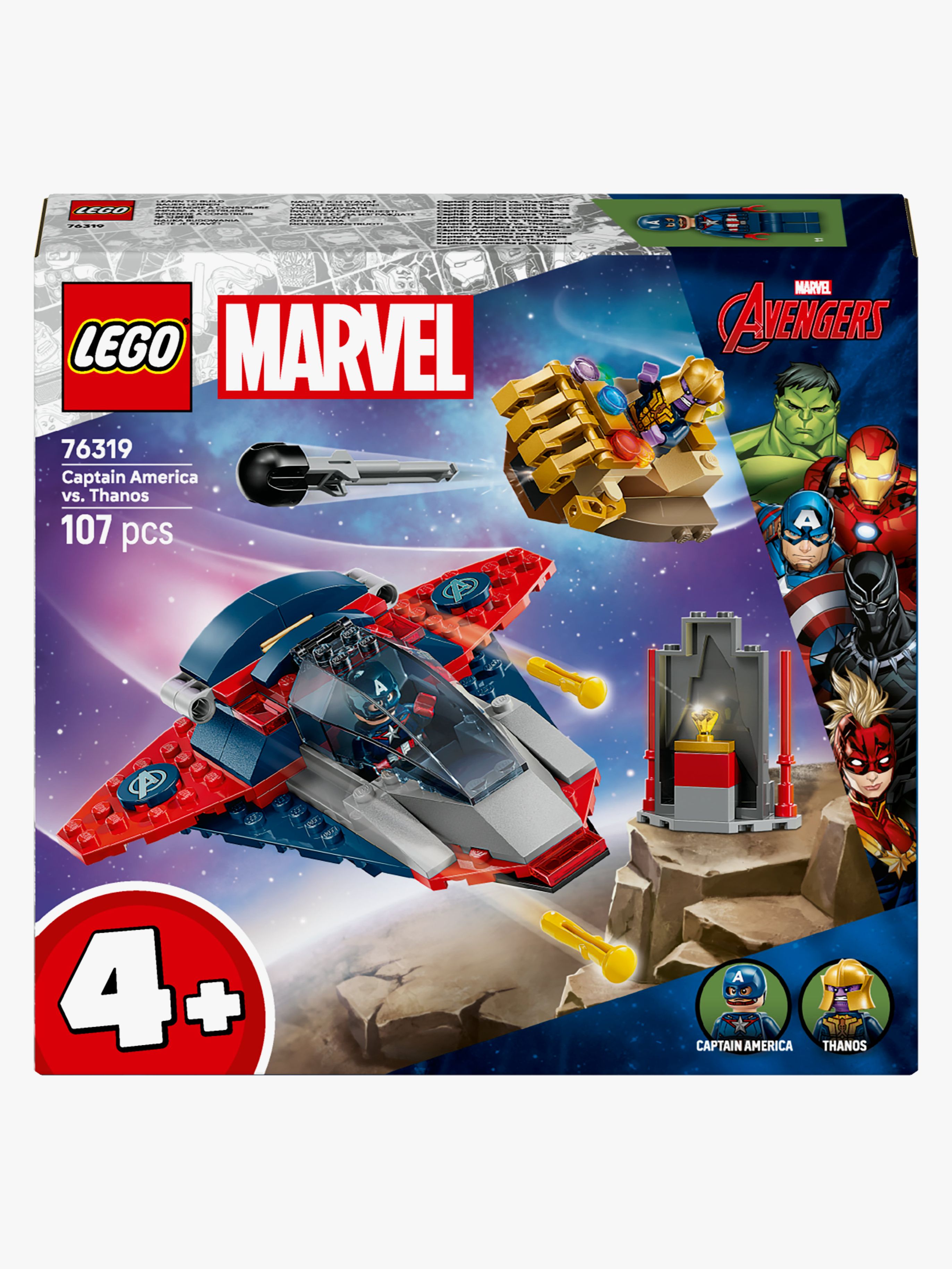 Super Heroes 76319 Captain America vs. Thanos