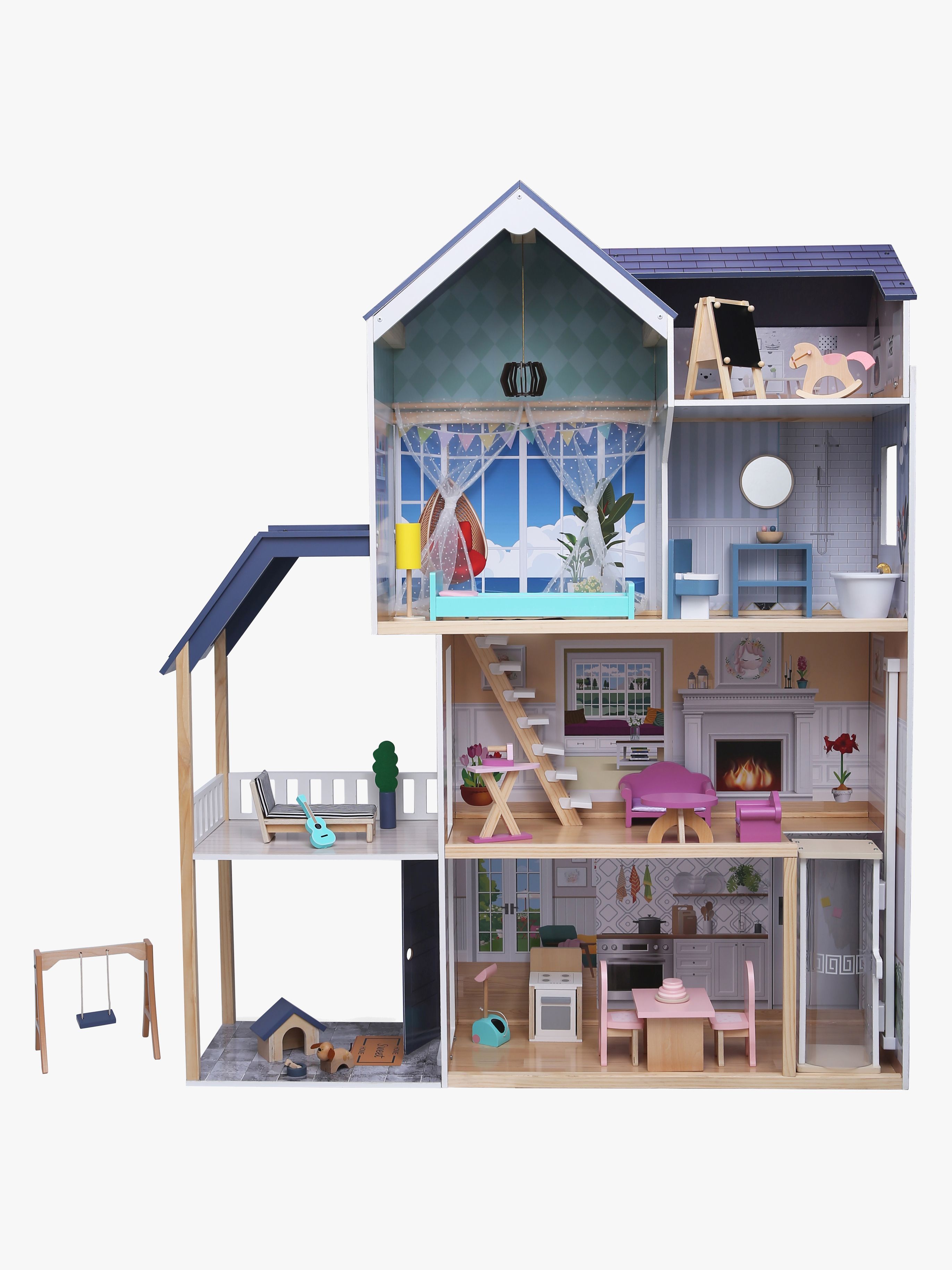 Noras Puppenhaus, Holz