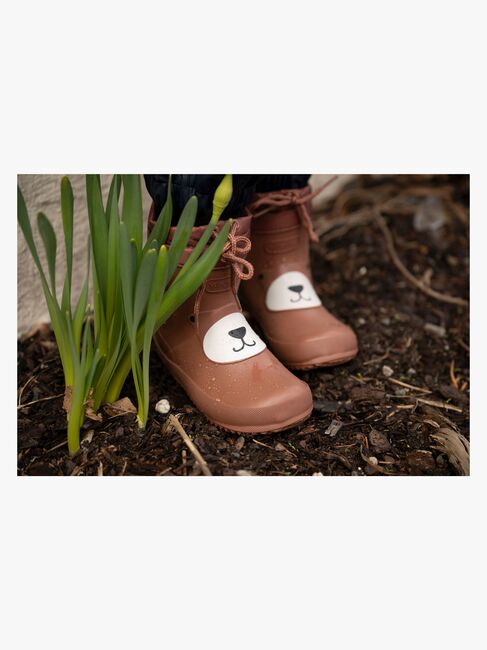 Viking Alv Indie Print Gummistiefel, Cognac