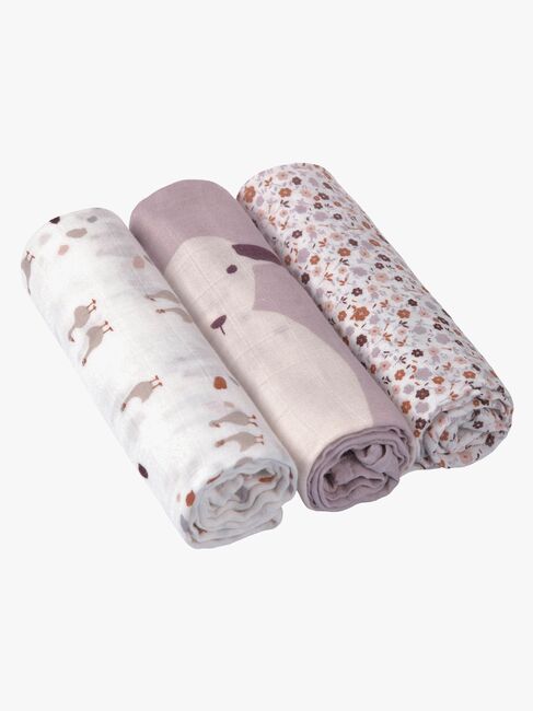 Lässig Heavenly Swaddle Decken 80x80 cm, MultiFlowers