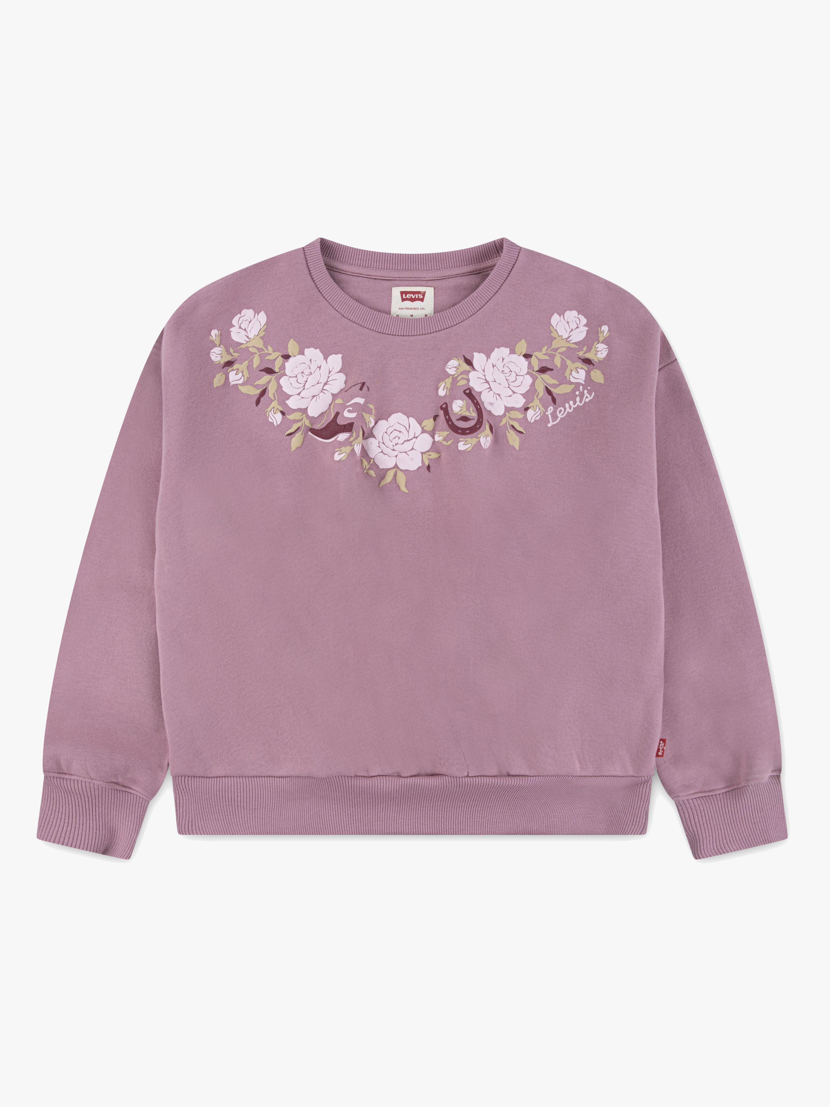 Levi's LVG Rose Front Tuck Sweatshirt, Lilas Levi's, 152