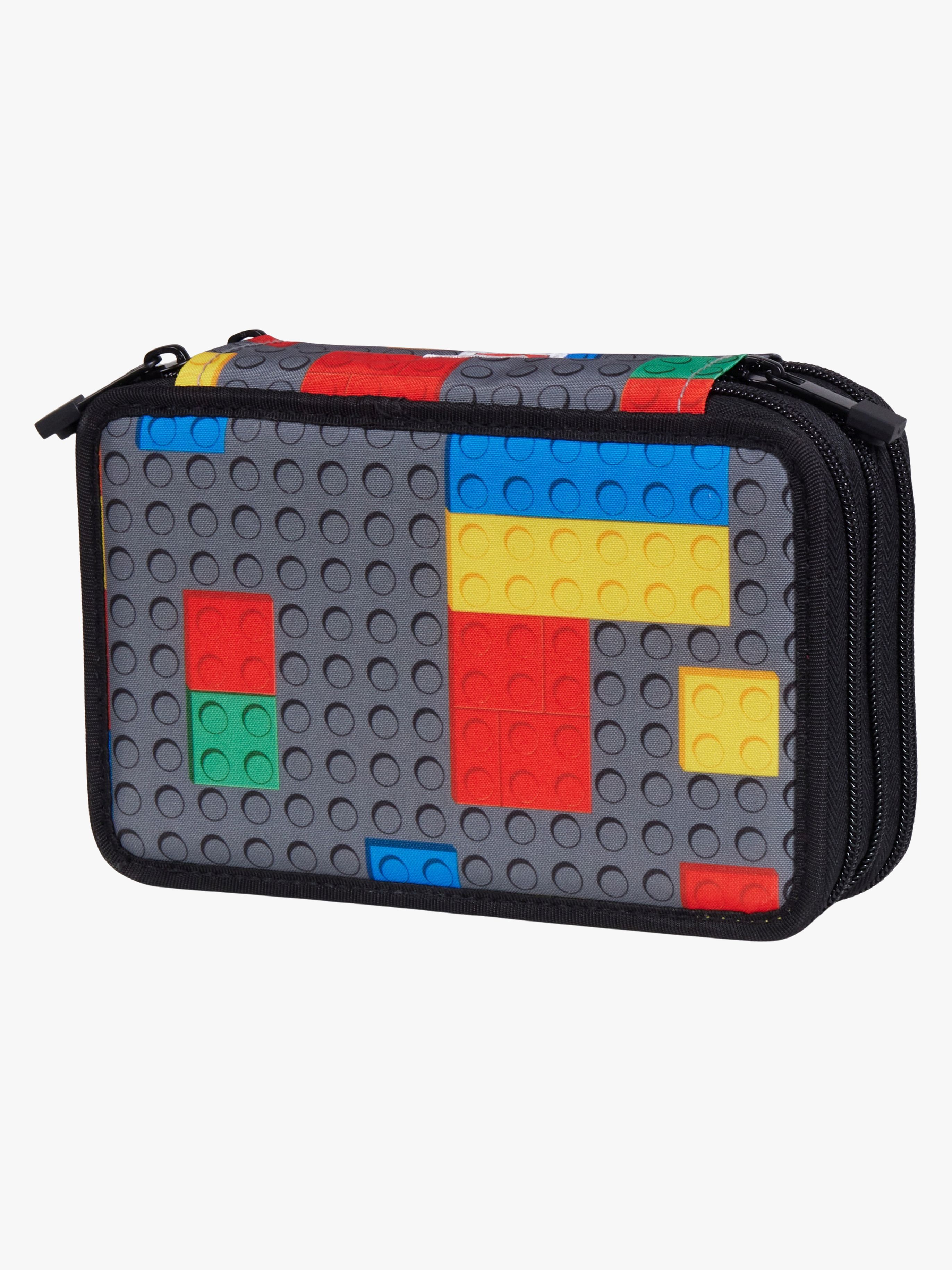 LEGO®  Gefüllt Dreifach-Federmäppchen, Colorful Bricks