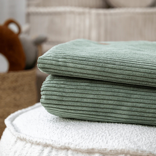 MeowBaby Aesthetic Babydecke Winter, Olive Green