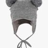 Lindberg Idaho Baby Mütze Wollmischung, Anthracite