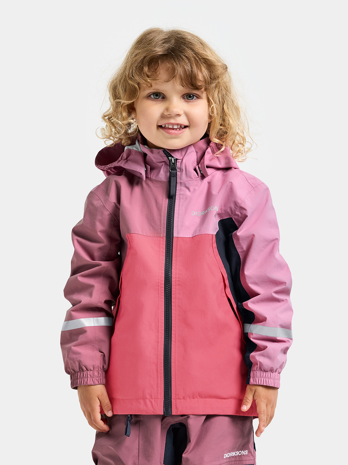 Didriksons Pilvi Outdoorjacke, Heather Pink, 110