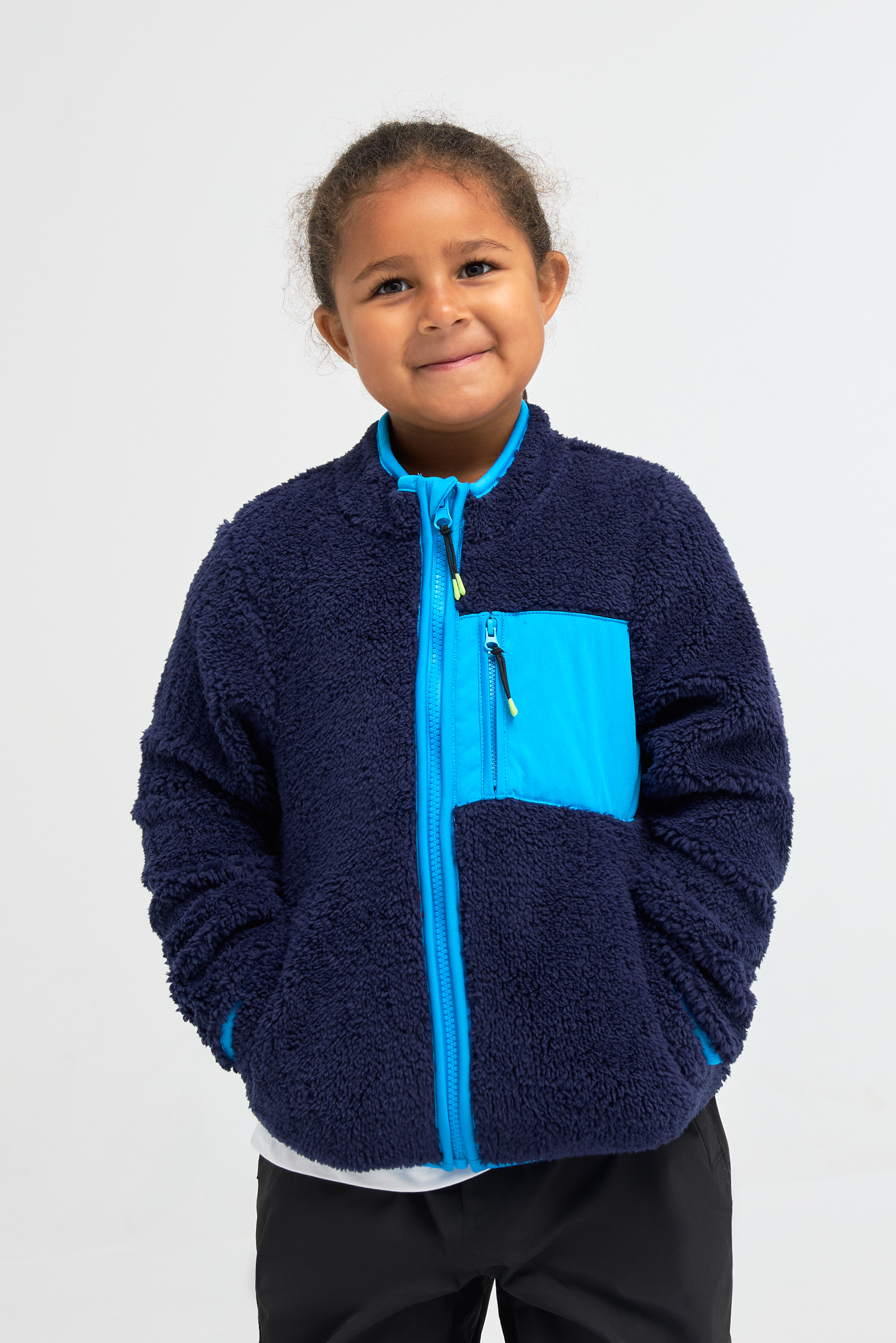 Nordbjørn Montana Fleecejacke, Peacoat Navy, 110-116