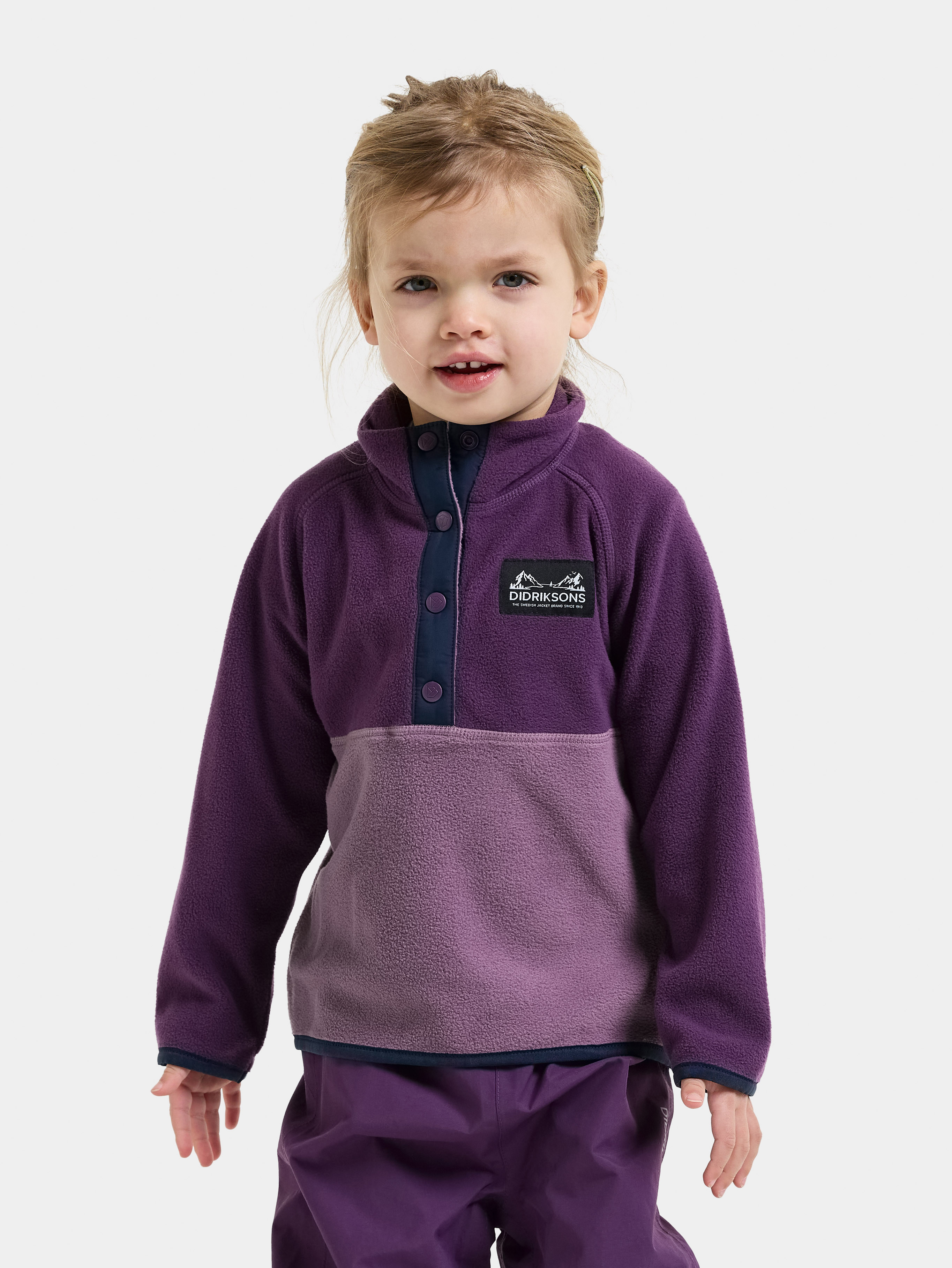 Didriksons Monte Fleece-Pullover, Northen Purple, 130
