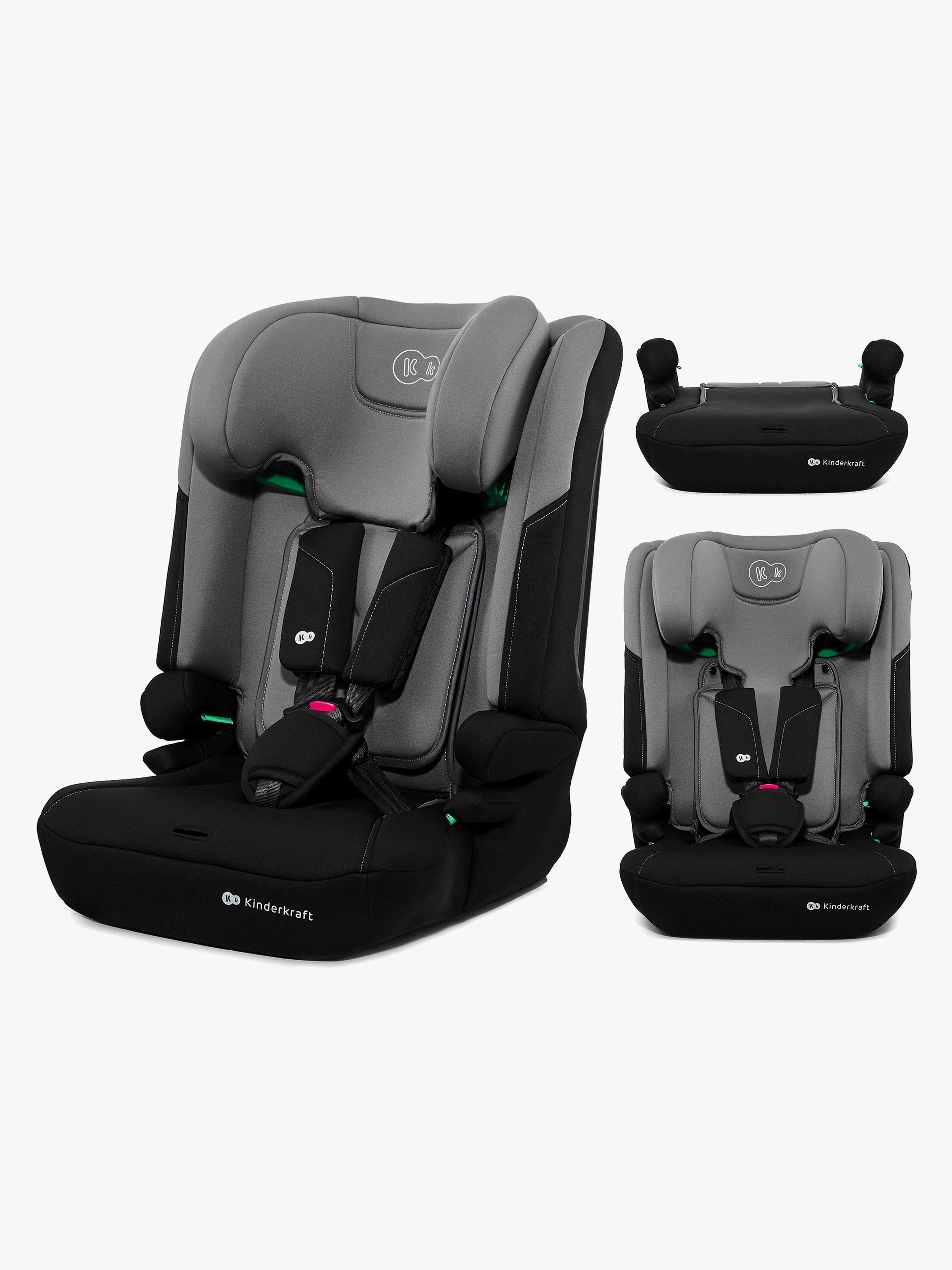 Kinderkraft I-COMFY i-Size Kindersitz, Dark Grey
