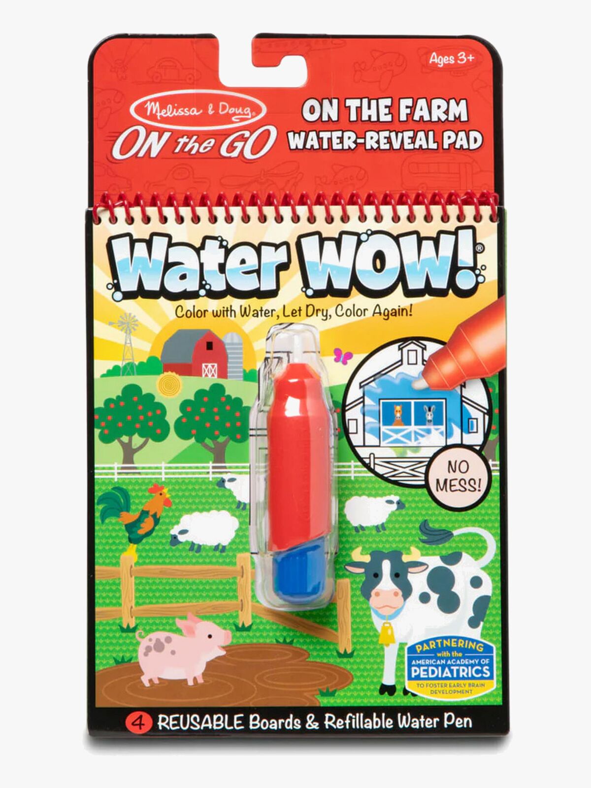 Melissa & Doug Water Wow! Malbuch Bauernhof