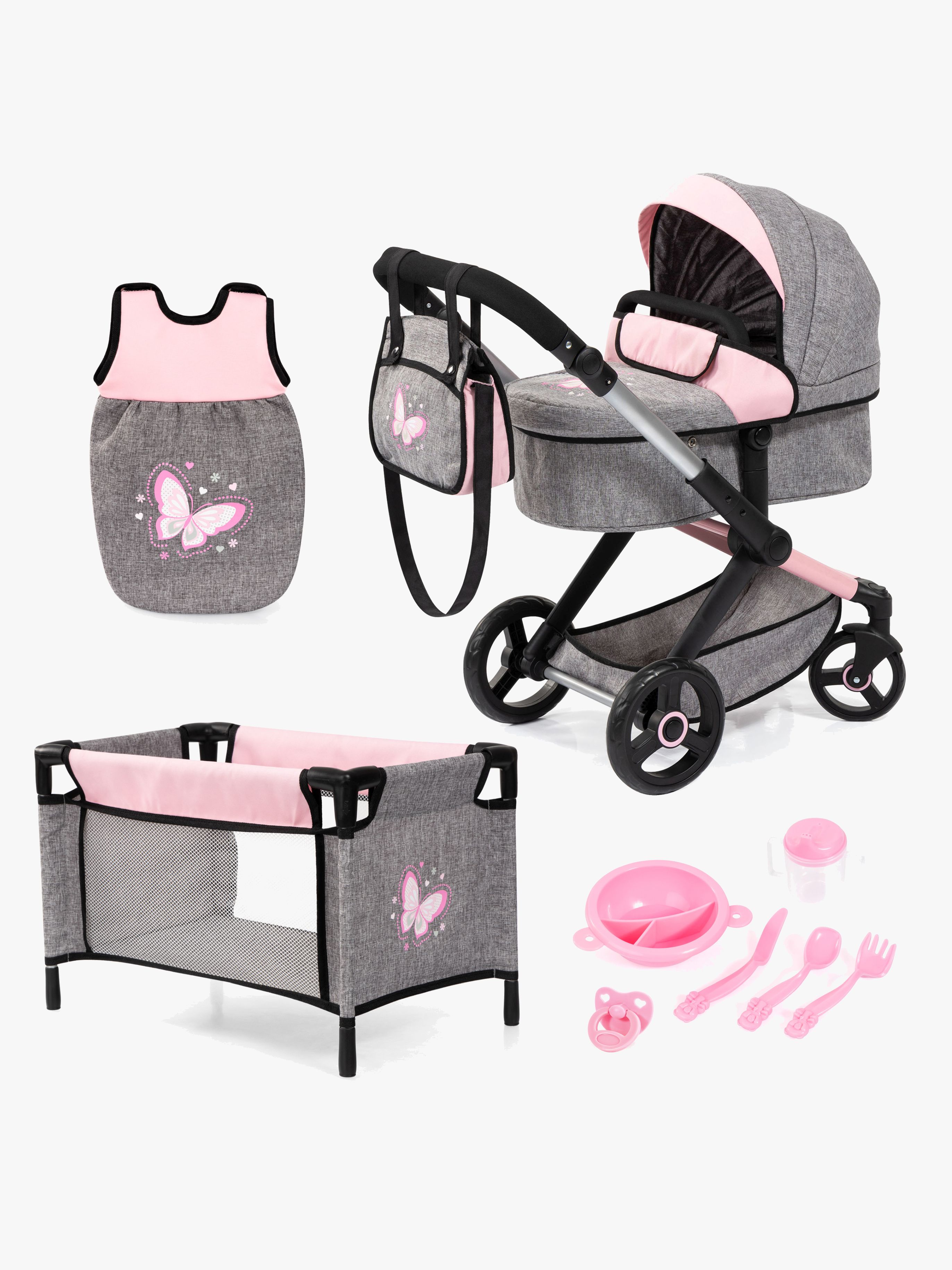 Bayer Design Puppenwagen Mega-Set