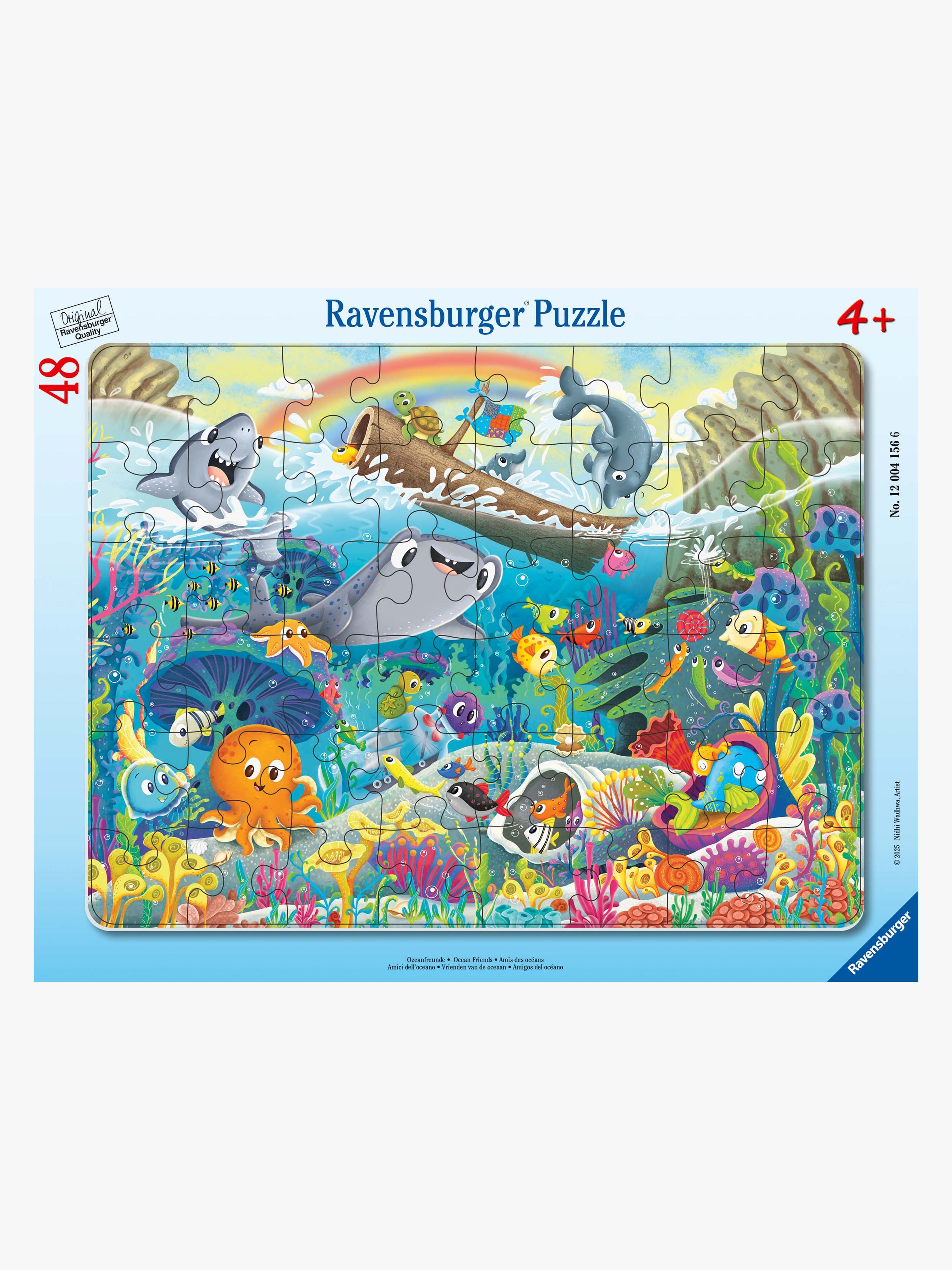Ravensburger Rahmenpuzzle Meeresfreunde 48 Teile