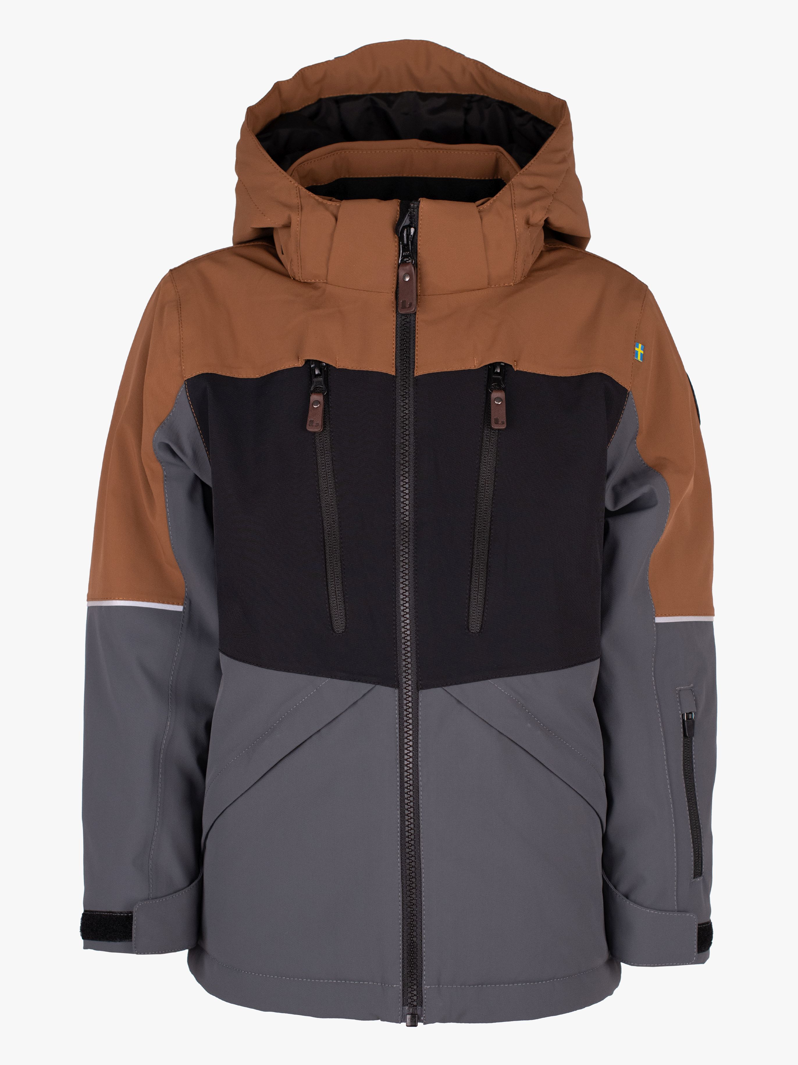 Lindberg Alpine Winterjacke, Cayenne/Anhracite, 150