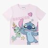 Disney Stitch T-Shirt, Hellrosa