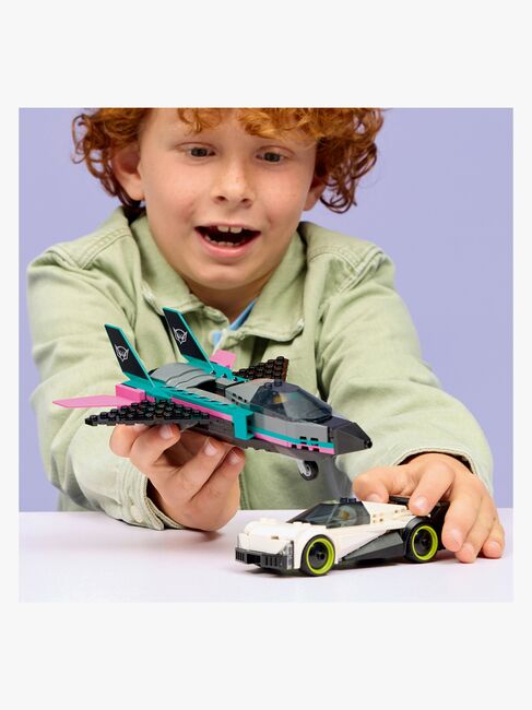 LEGO City 60489 Düsenflieger vs. Rennauto