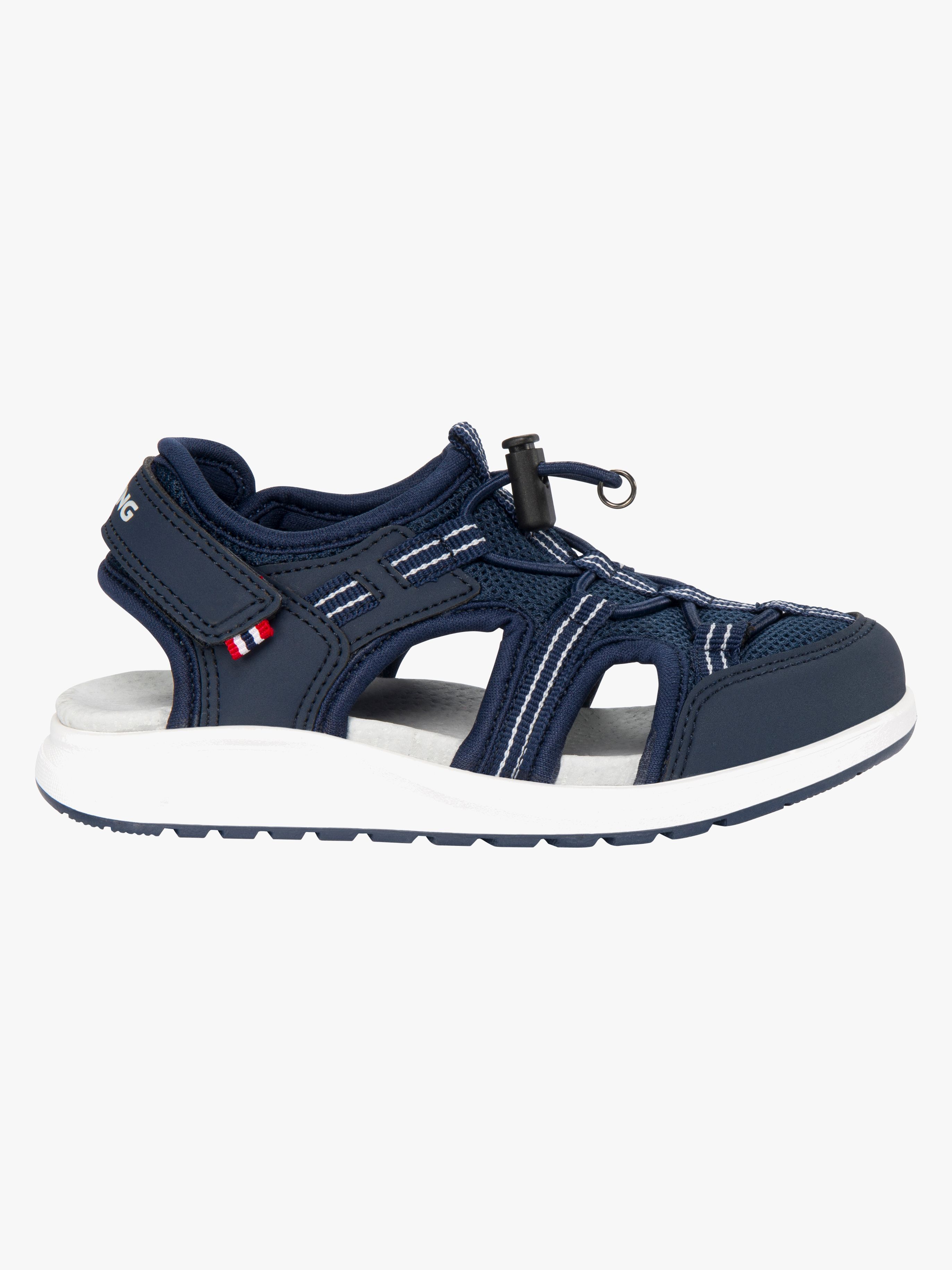 Viking Thrill 1V SL Kinder Sandalen, Navy/Light Grey, 25