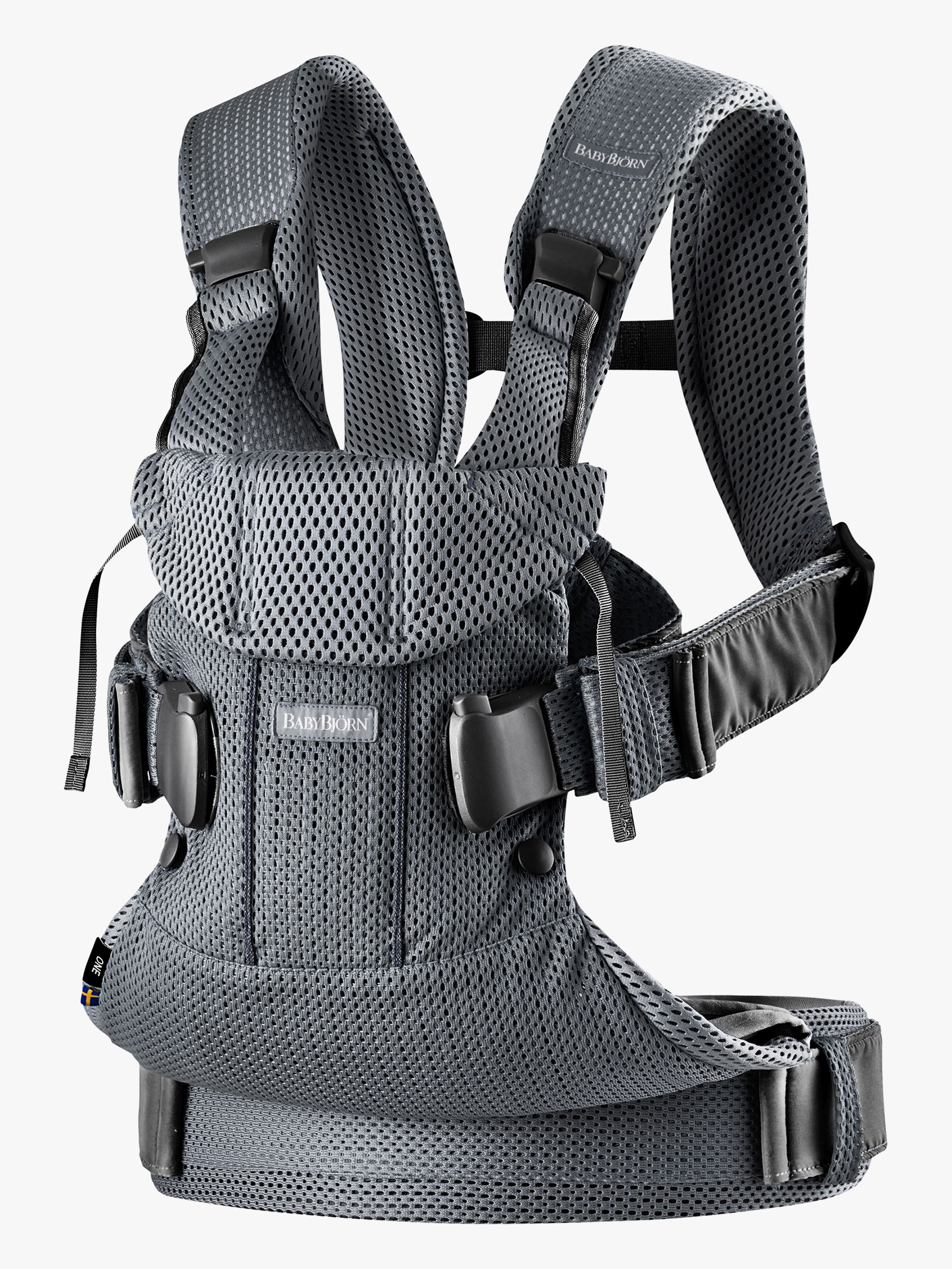 BabyBjörn One Air Babytrage 3D Mesh, Antracit Grey