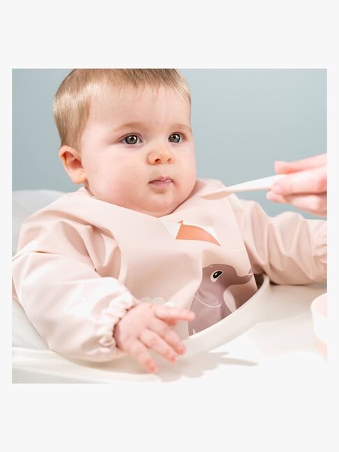 Done By Deer Playground  Langärmlig Lätzchen, Powder