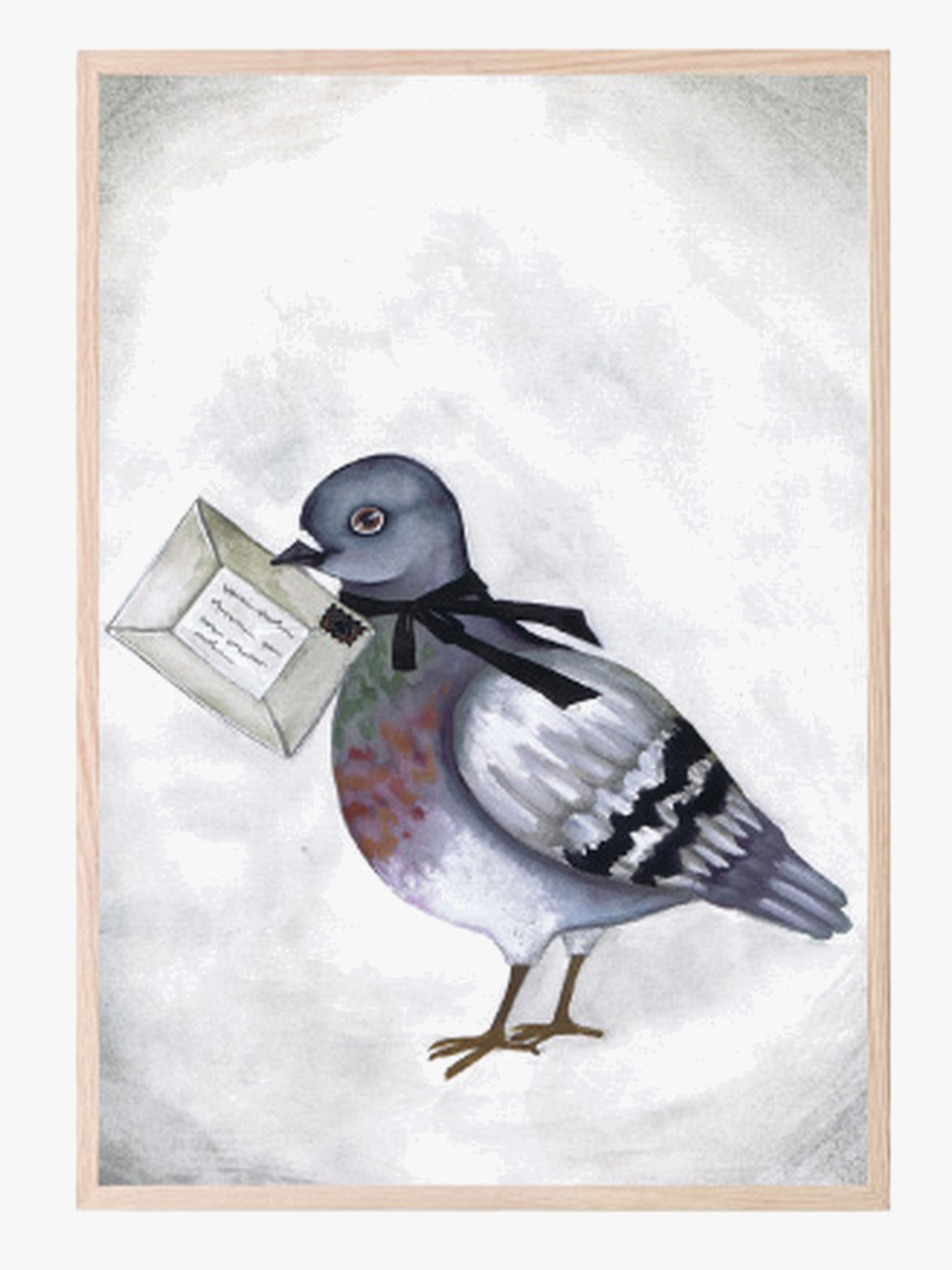 Poster Love Dove Letter 30x40