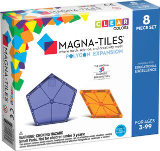 MagnaTiles Polygons Baukasten 8 Teile