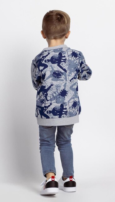 Marvel Spider-Man Pullover, Grau/Blau