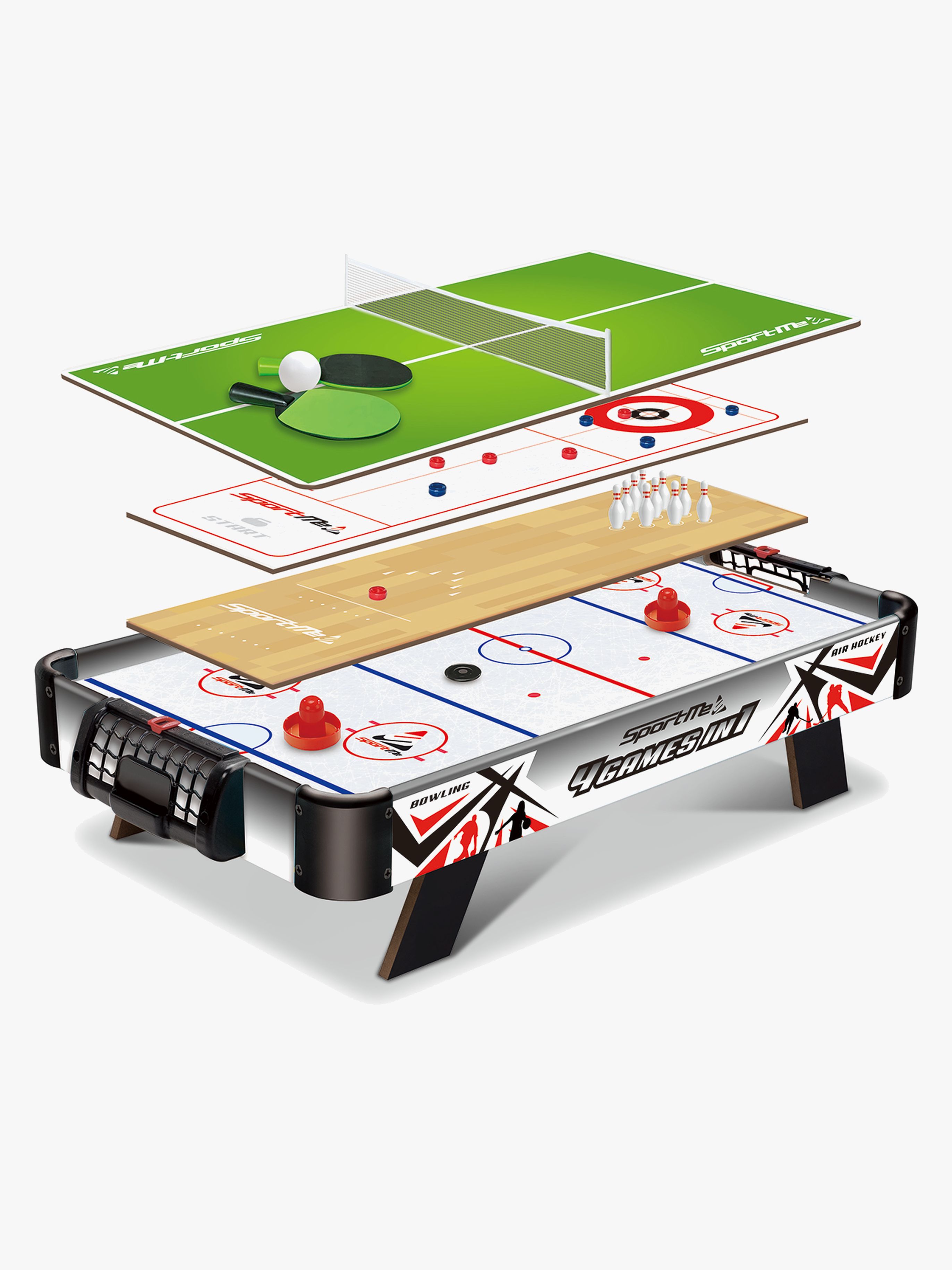 Spieltisch 4-In-1 69x37x22 Cm