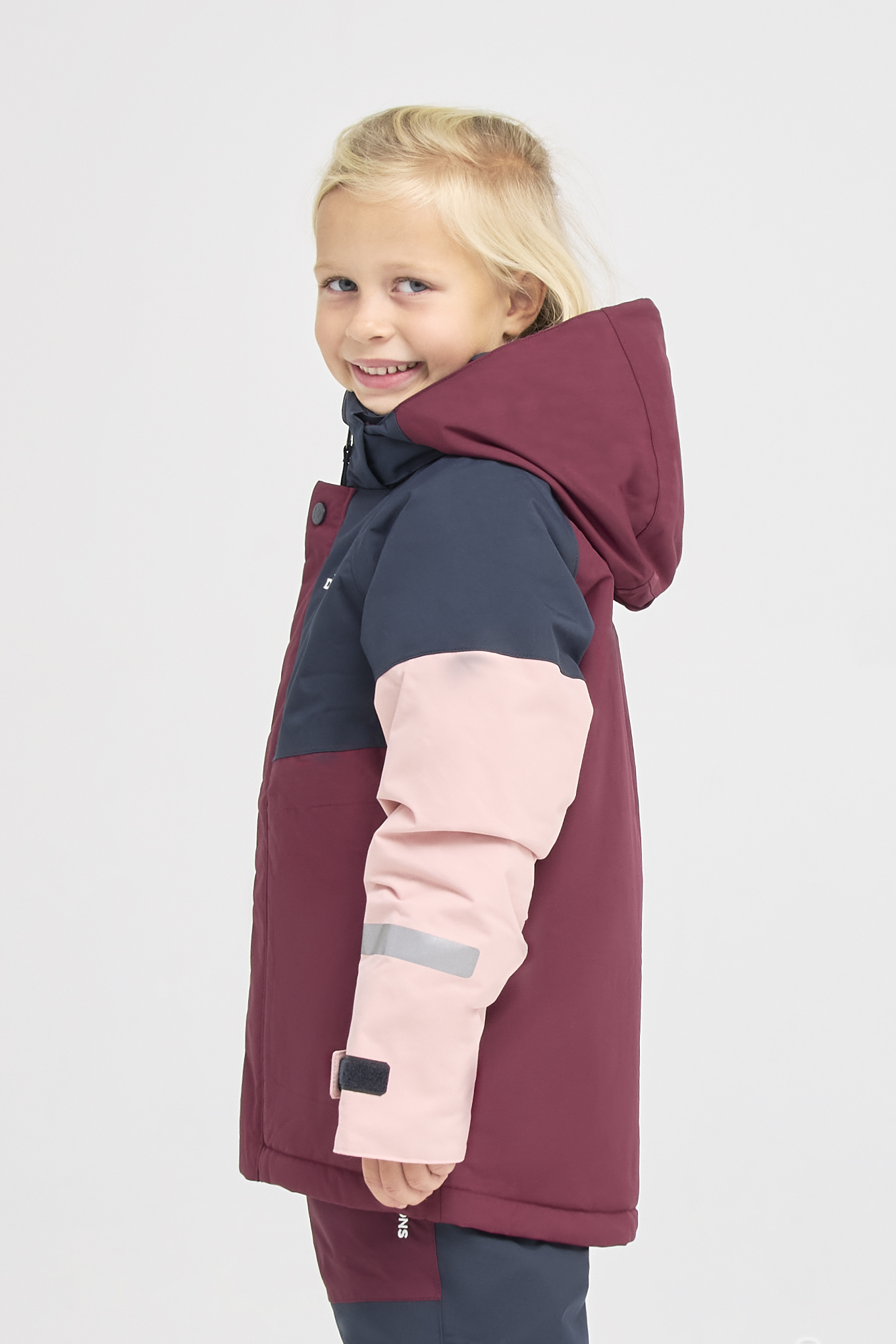 Didriksons Lun Winterjacke, Rusty Wine, 100