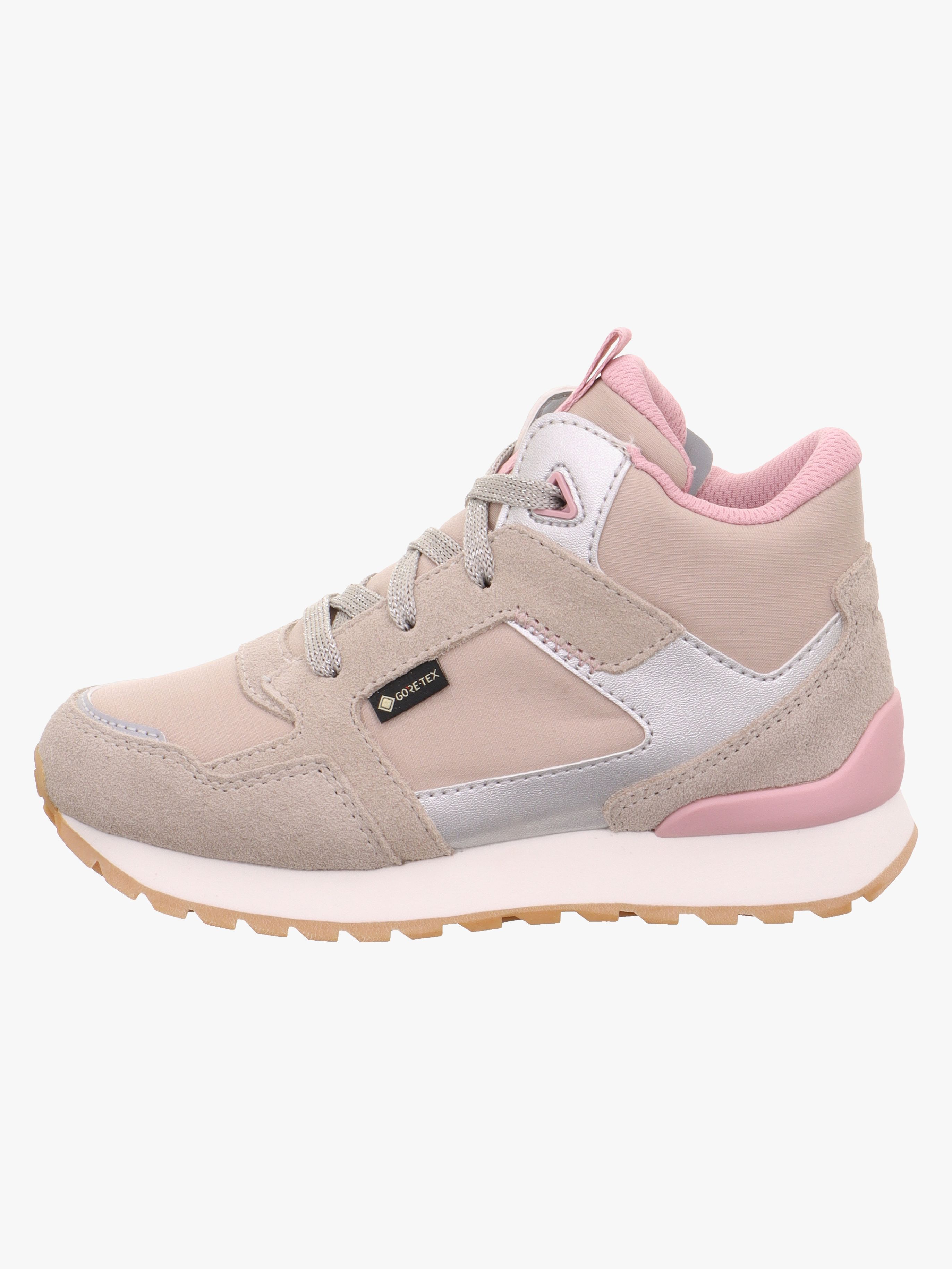 Dash Mid GTX Kinder Sneaker, Beige / Pink, 29, Kinderschuhe