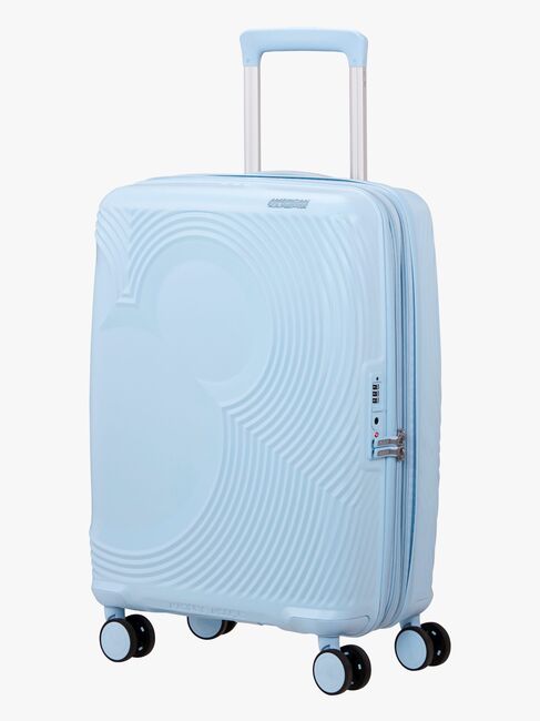 American Tourister Mickey Magic Spinner Koffer 37-44L, Pastel Blue
