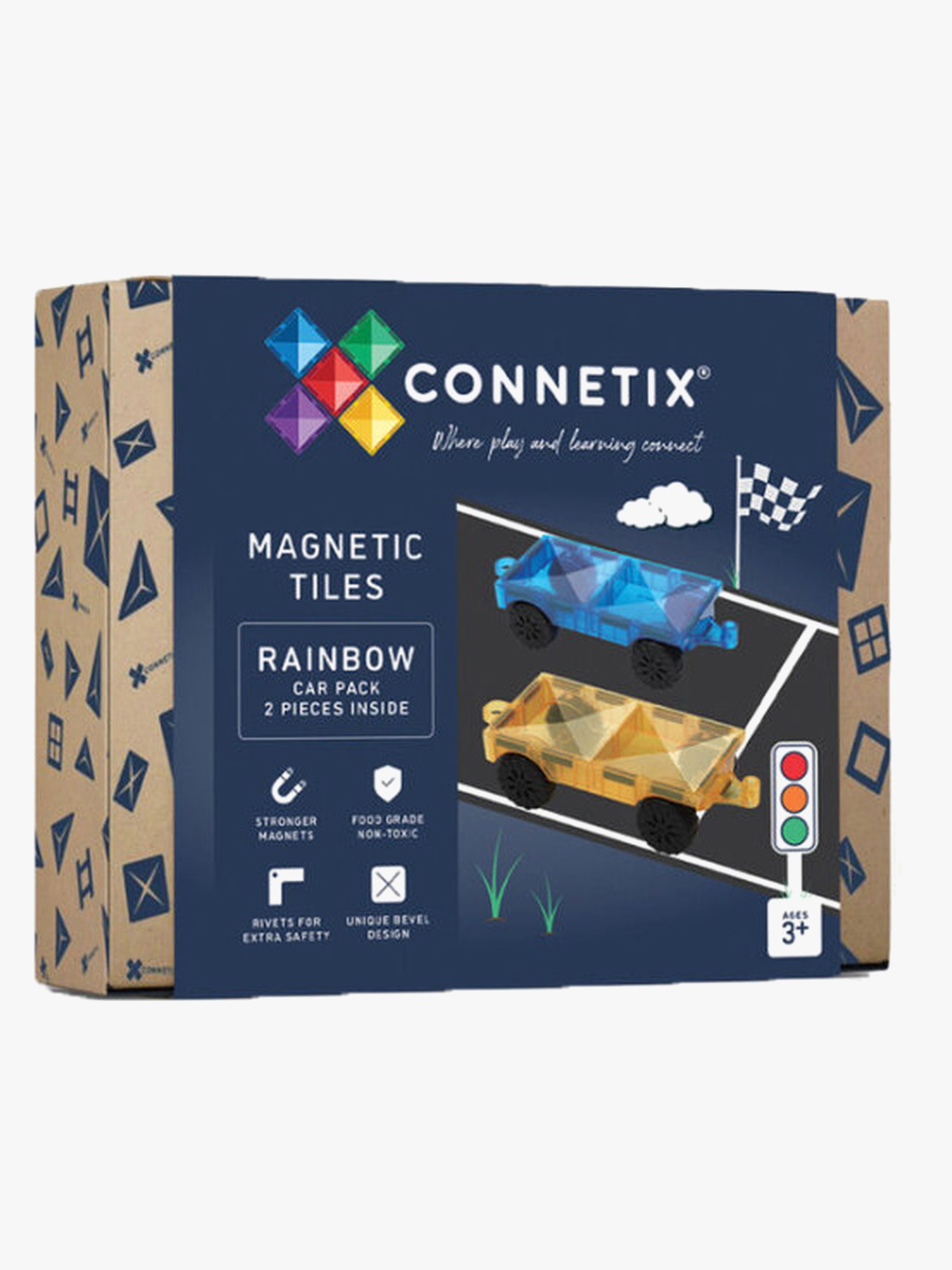 Rainbow Magnetische Bauteile Autopaket 2er-Pack