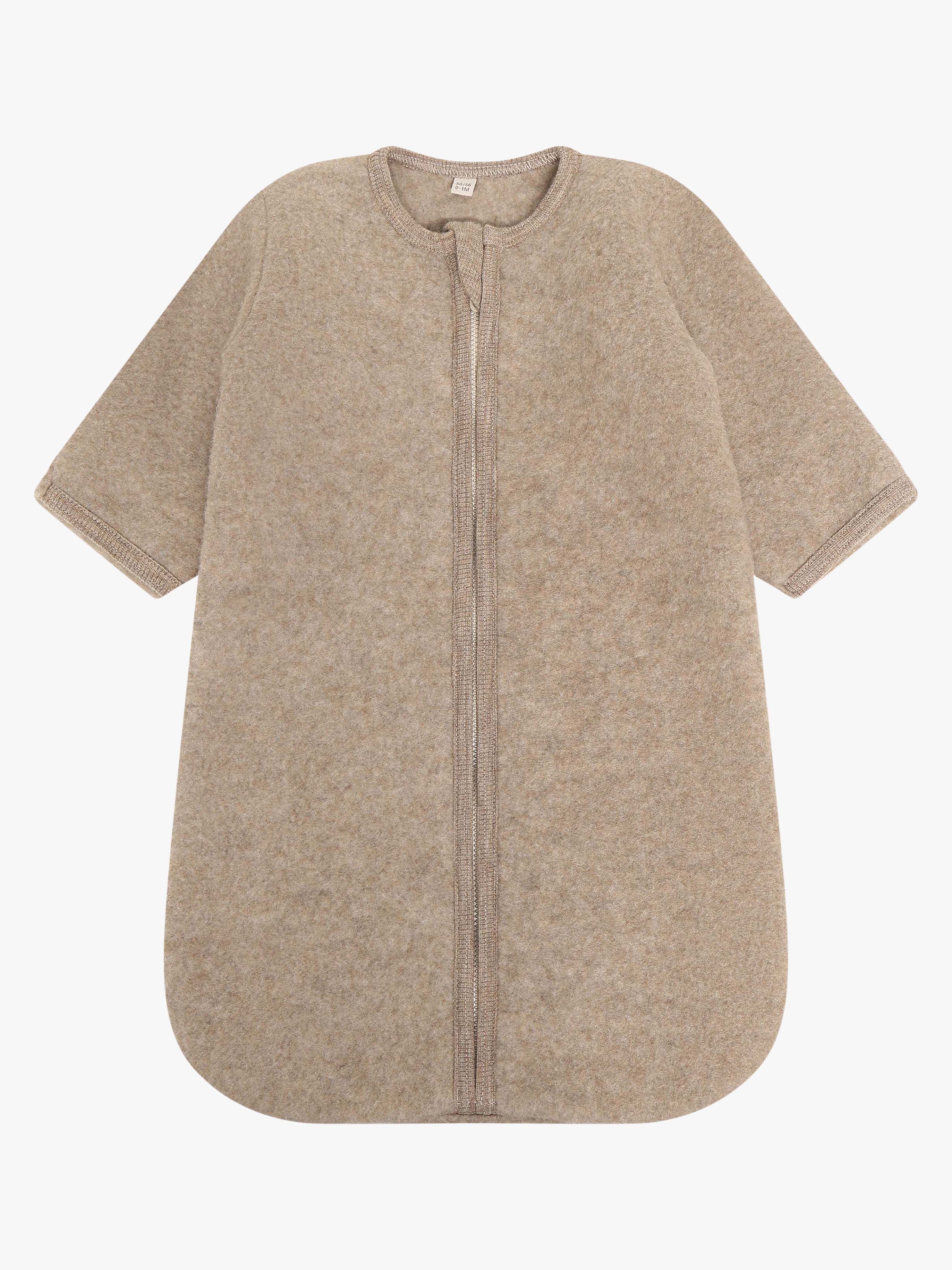 Schlafsack Wollfleece Merino, Savannah Melange, 74-80