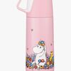 Mumin Wiese Isolierflasche 350ml, Rosa