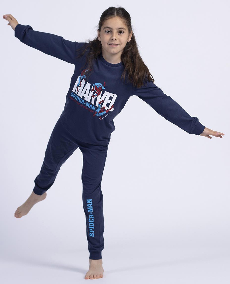 Marvel Spider-Man Pyjama, Marineblau, 8 Jahre