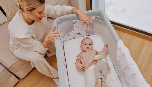 Lionelo Aurora Beistellbett 3-in-1, Green Sage